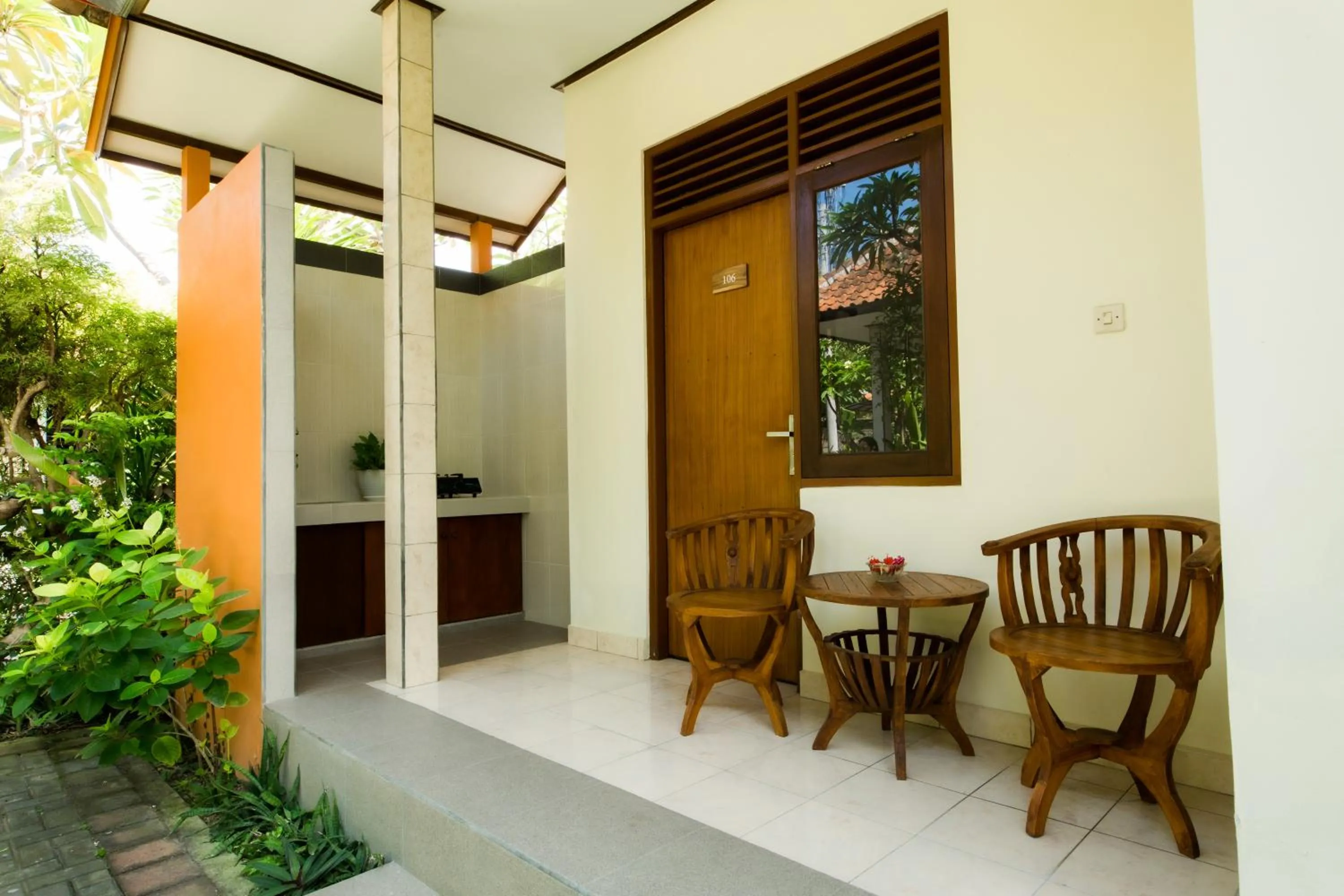 Balcony/Terrace in Manda Homestay