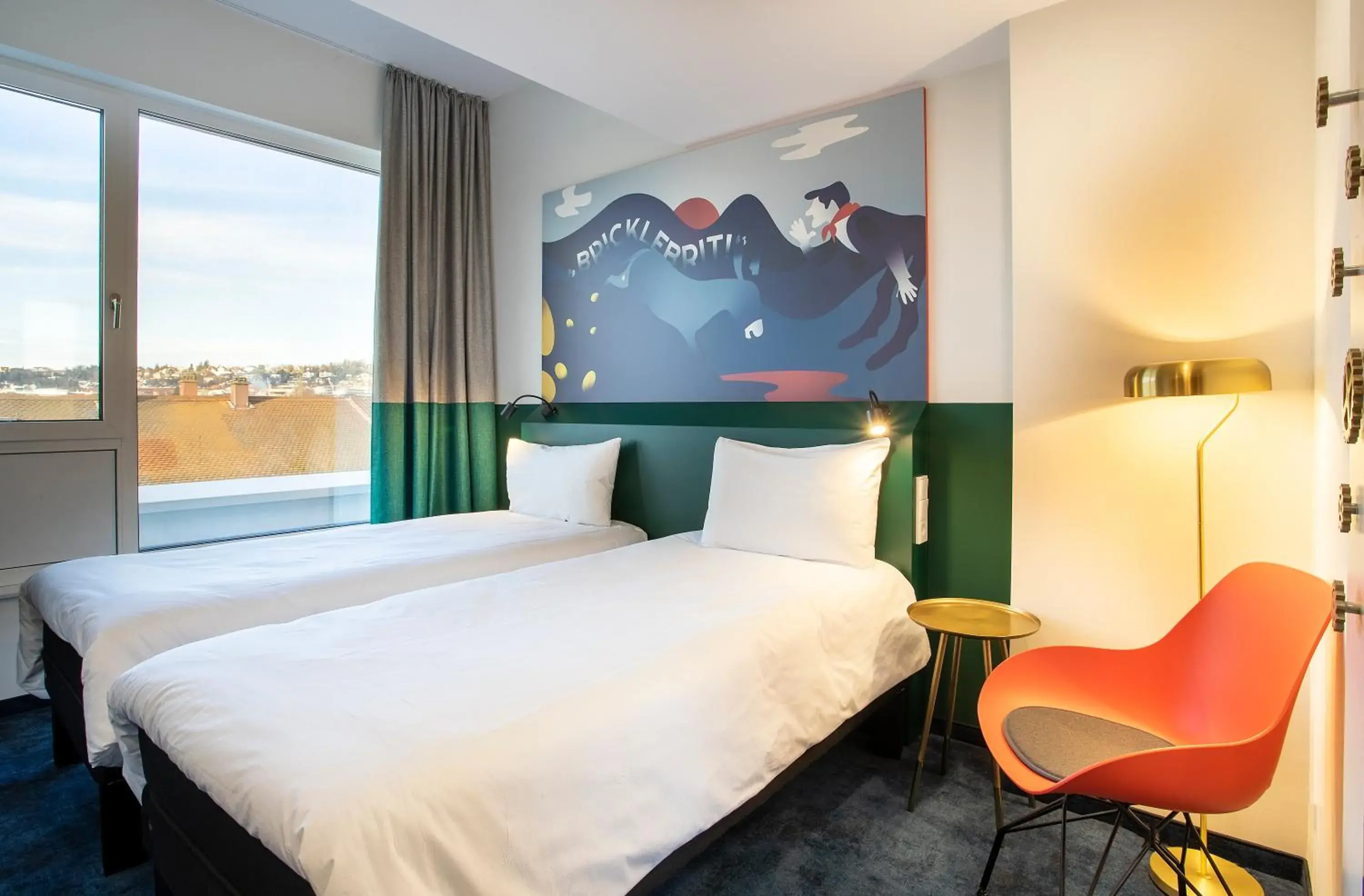 Photo of the whole room, Bed in ibis Styles Pforzheim Photo of the whole room, Bed in ibis Styles Pforzheim