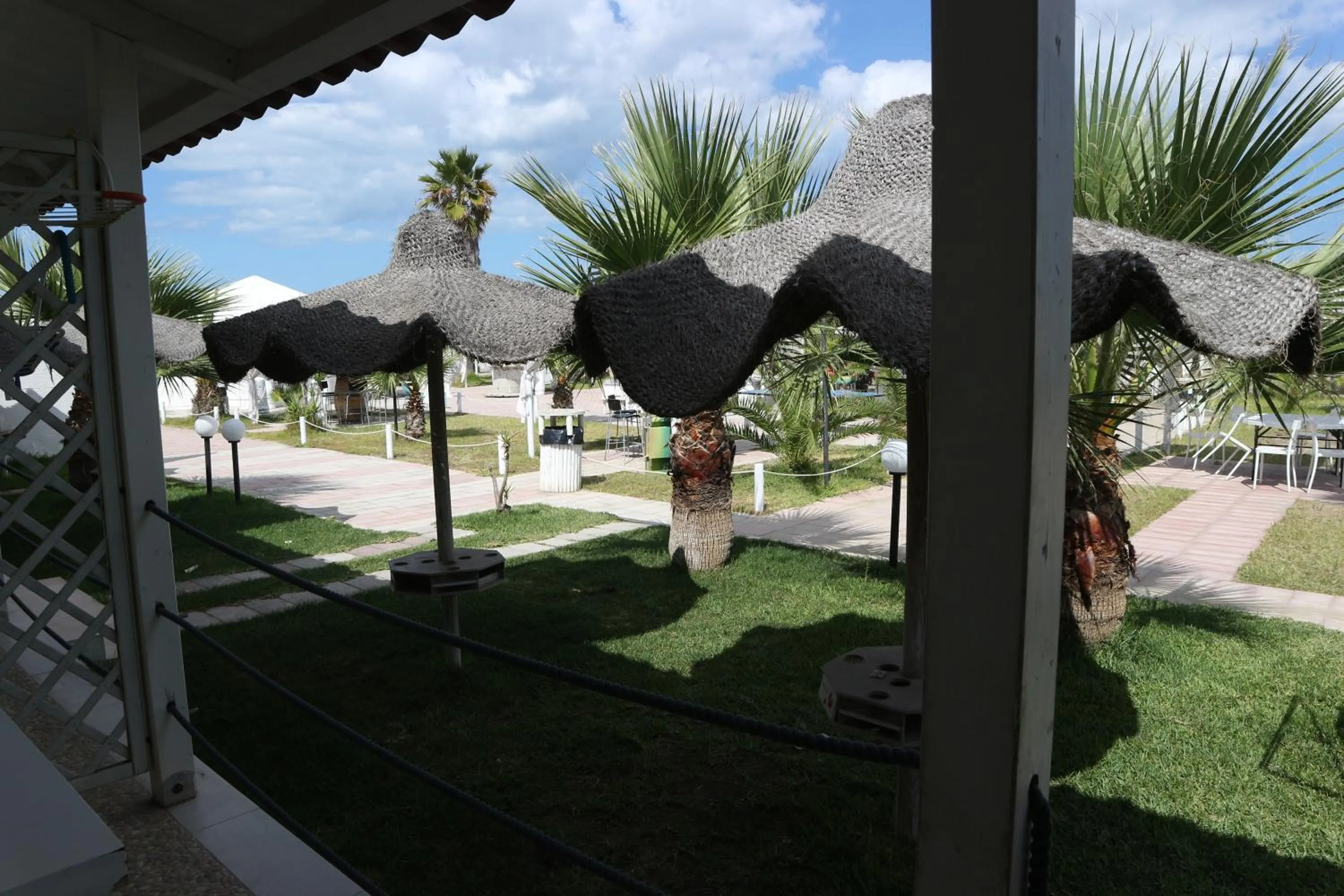 Garden in torquemada beach club