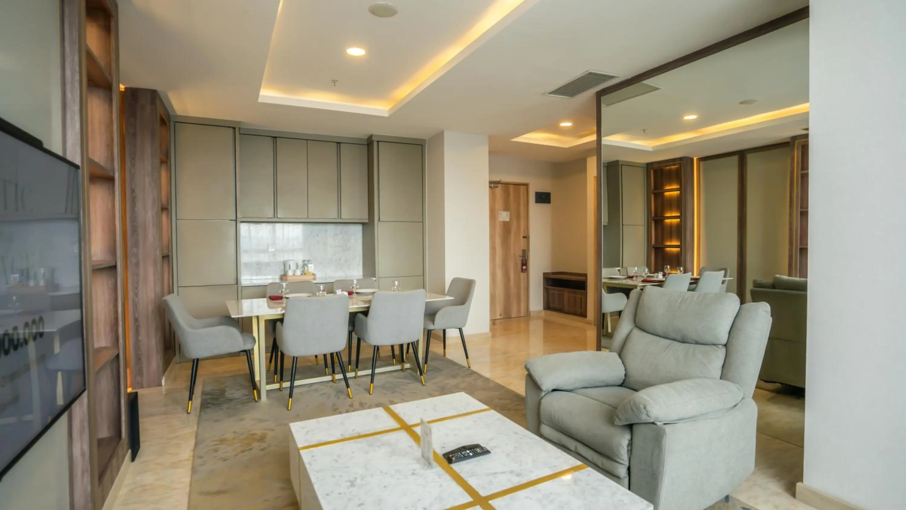 Living room in Bigland Bogor Hotel Powered by Archipelago