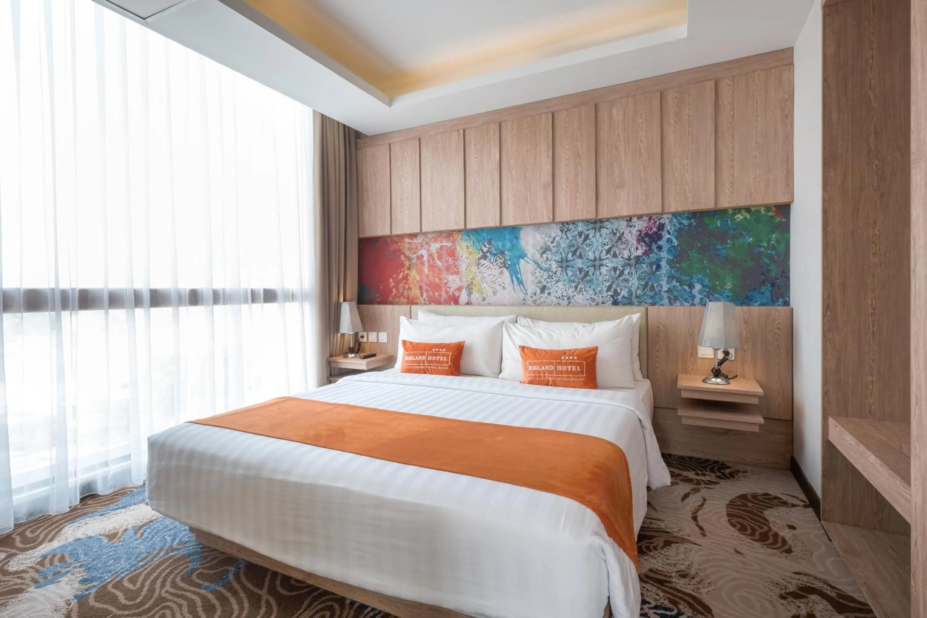 Bedroom, Bed in Bigland Bogor Hotel Powered by Archipelago