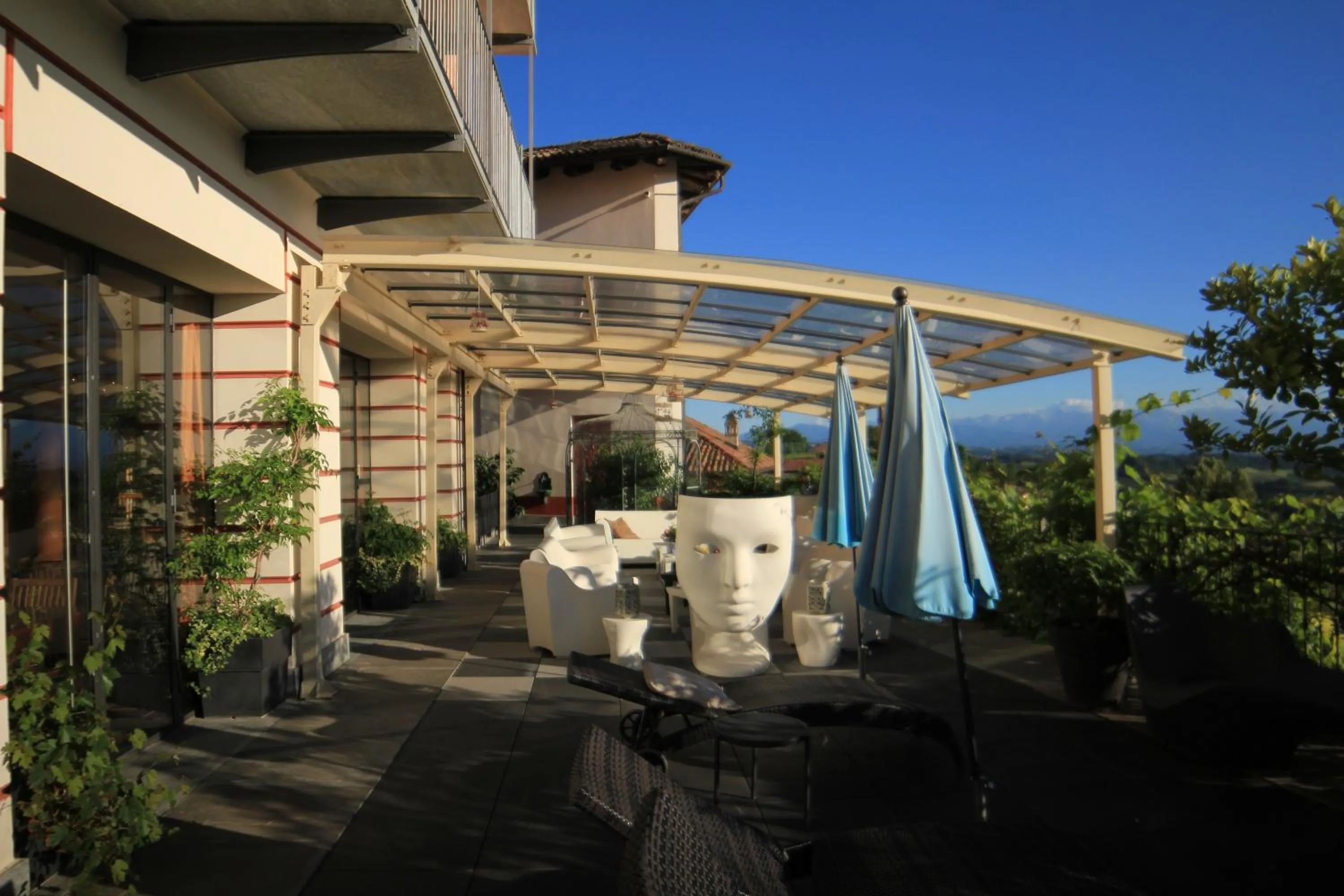 Patio in Felicin - Palazzo Boeri Panoramic Suites