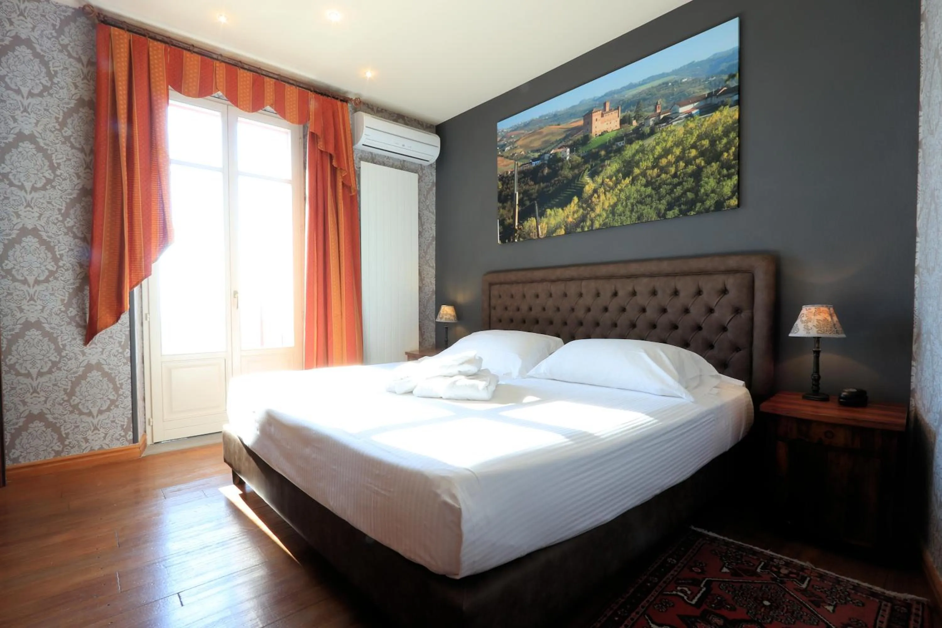 Bed in Felicin - Palazzo Boeri Panoramic Suites