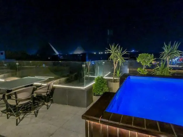Night in Pyramids Gem Plaza Boutique Hotel & Restaurant