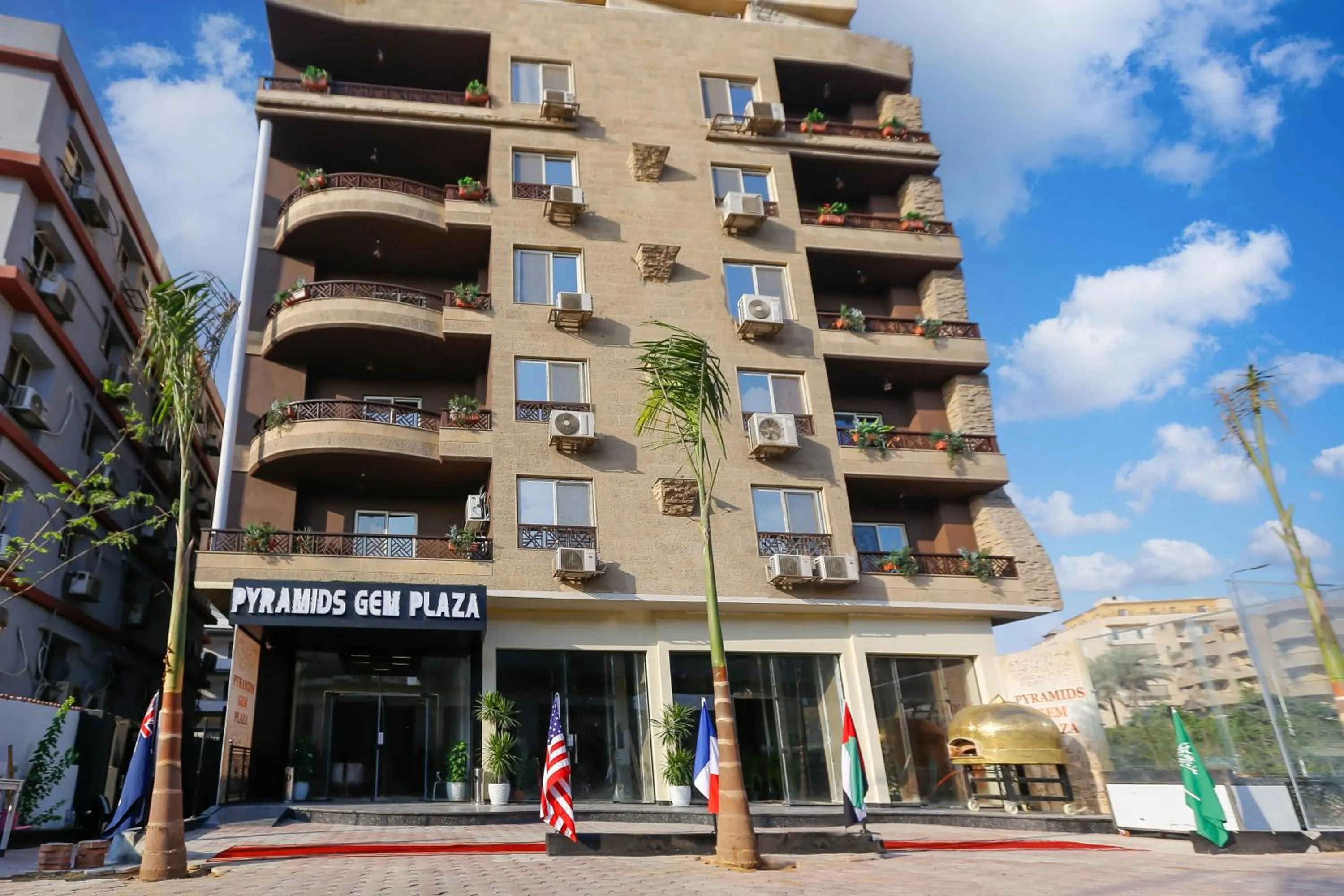 Property building in Pyramids Gem Plaza Boutique Hotel & Restaurant