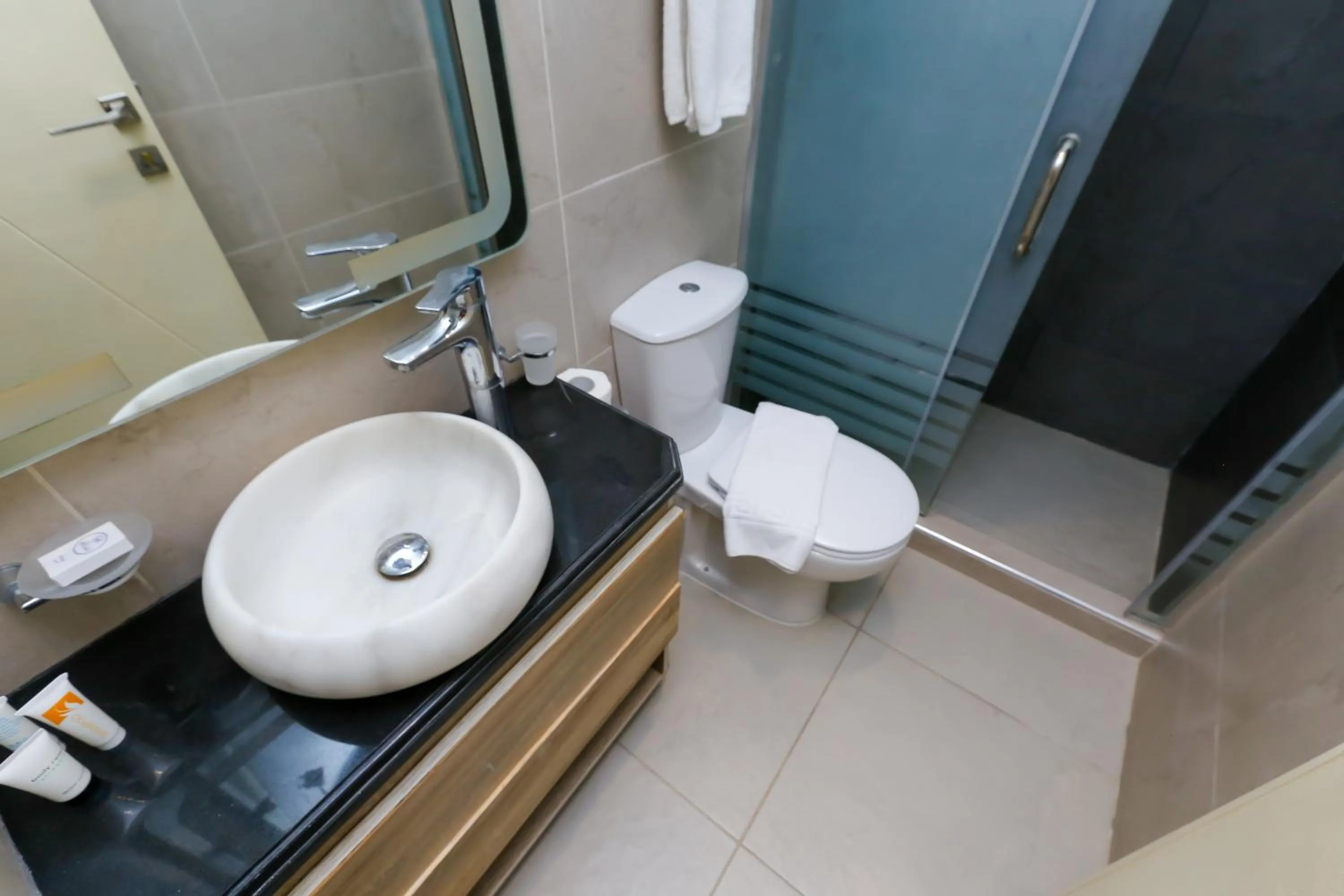 Shower in Pyramids Gem Plaza Boutique Hotel & Restaurant