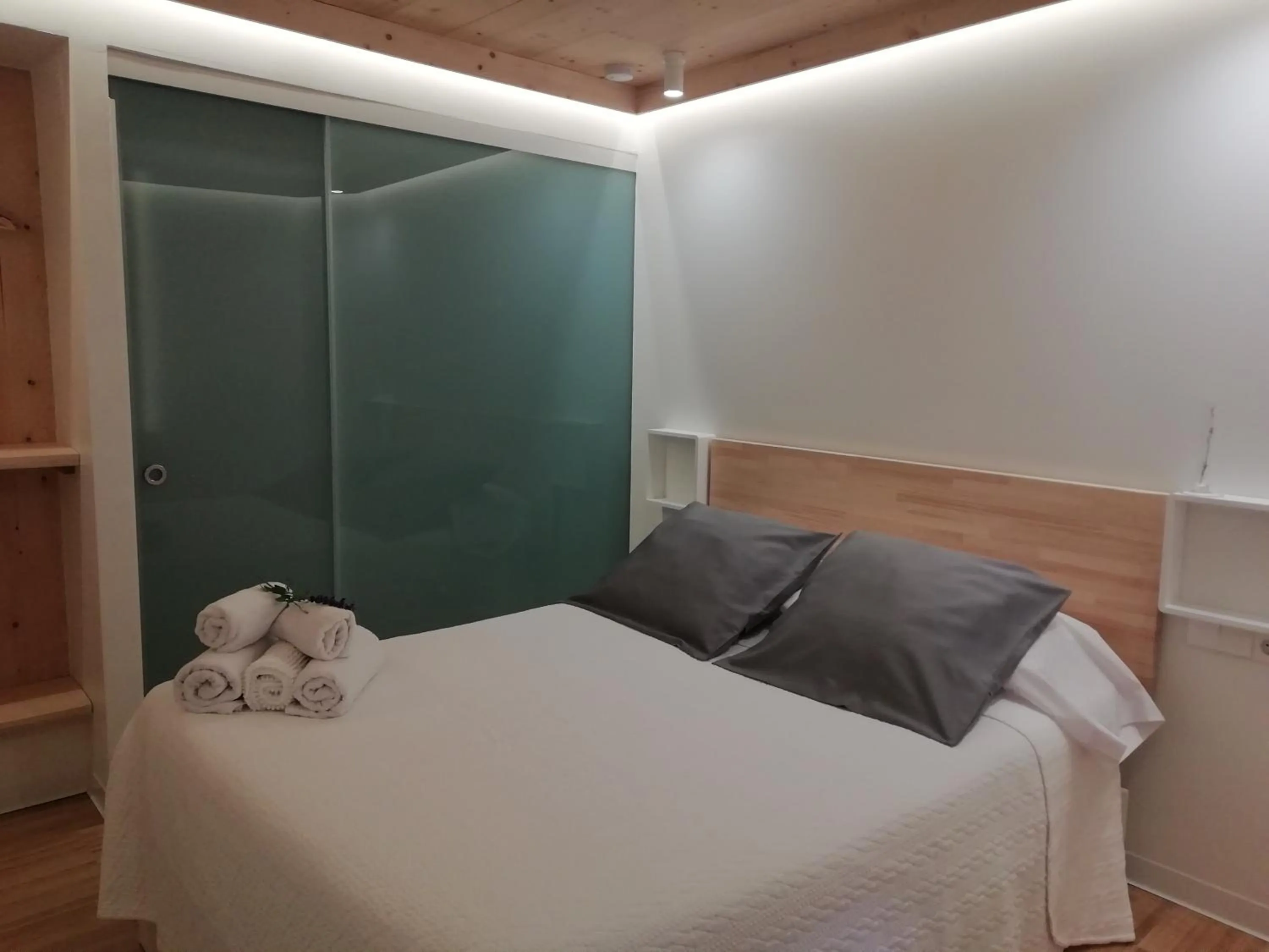 Bed in Hotel Rural Aguazul