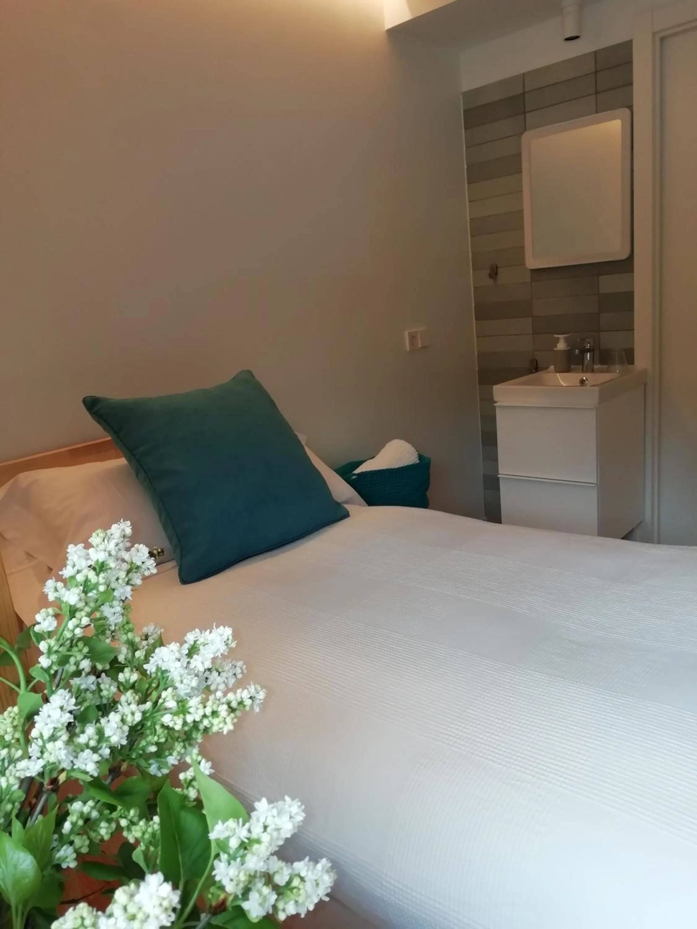 Bed in Hotel Rural Aguazul