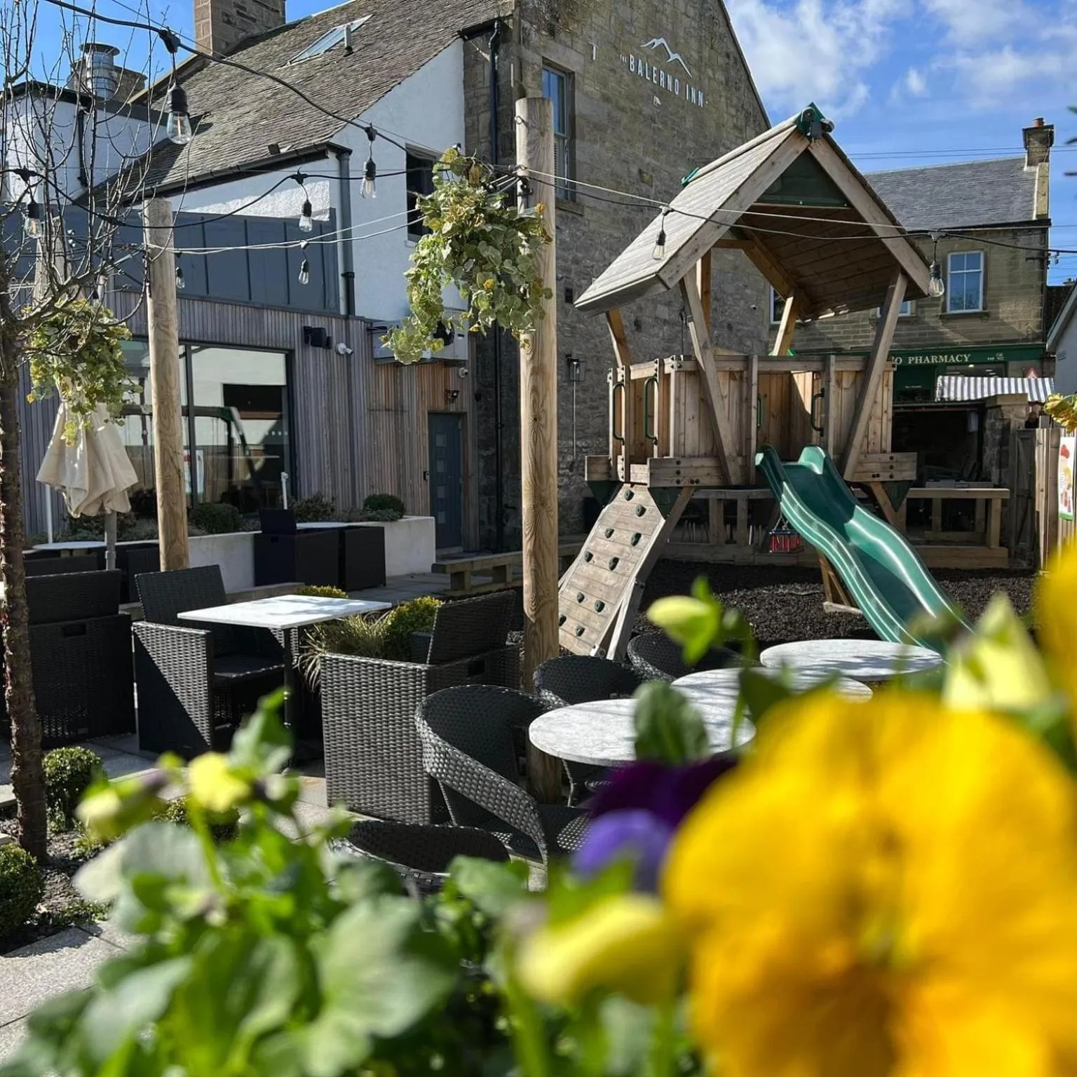 Garden in The Balerno Inn