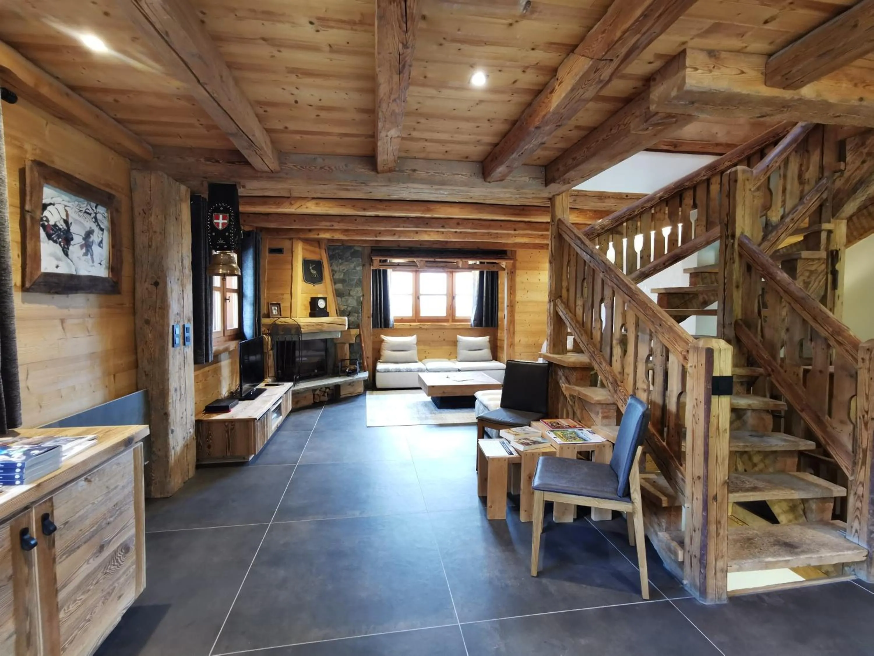 Living room in Chalet Jardin d'Angèle Chambres d'hôtes
