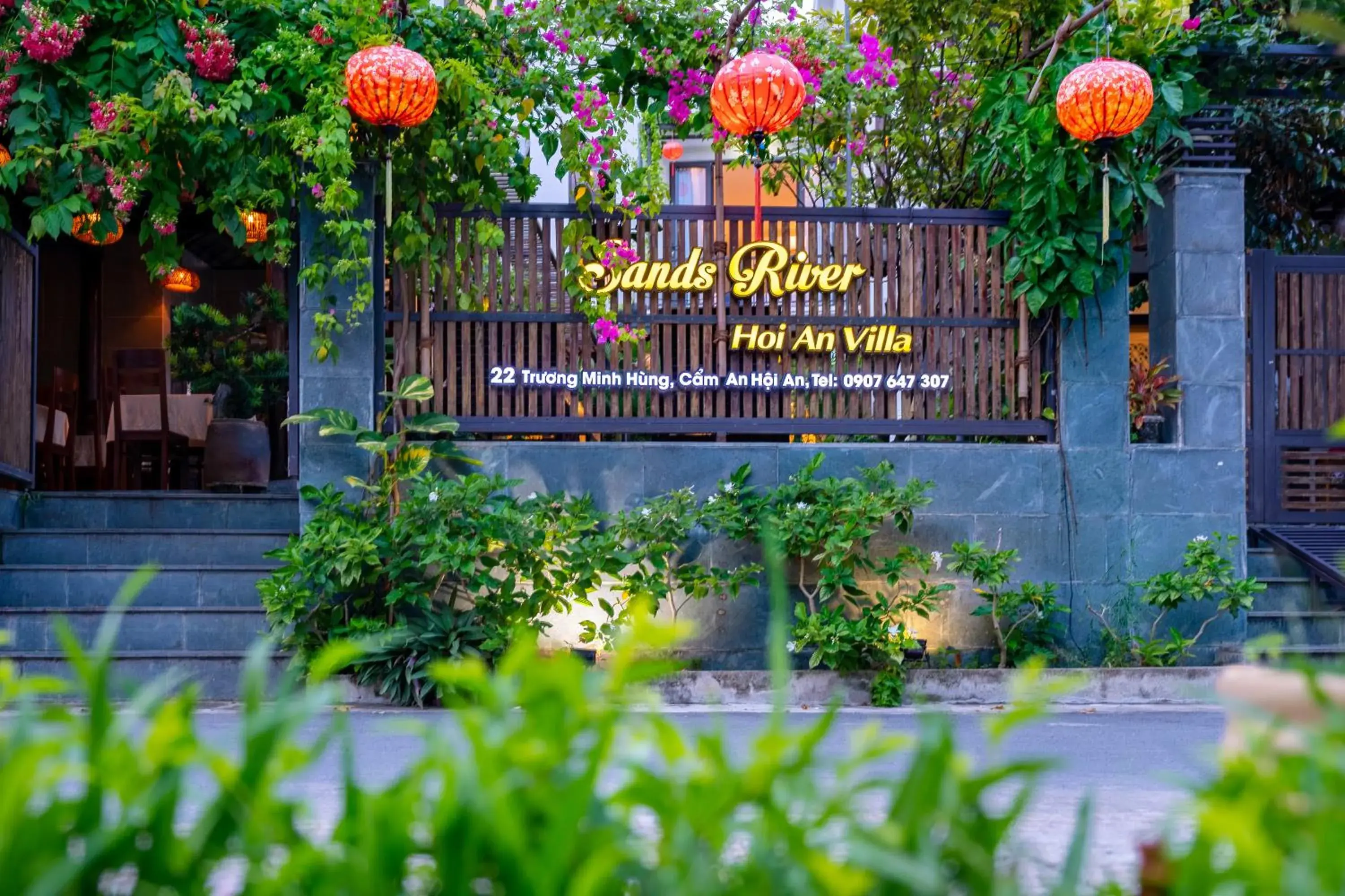 Facade/entrance in Sands River Hoi An Villa Facade/entrance in Sands River Hoi An Villa