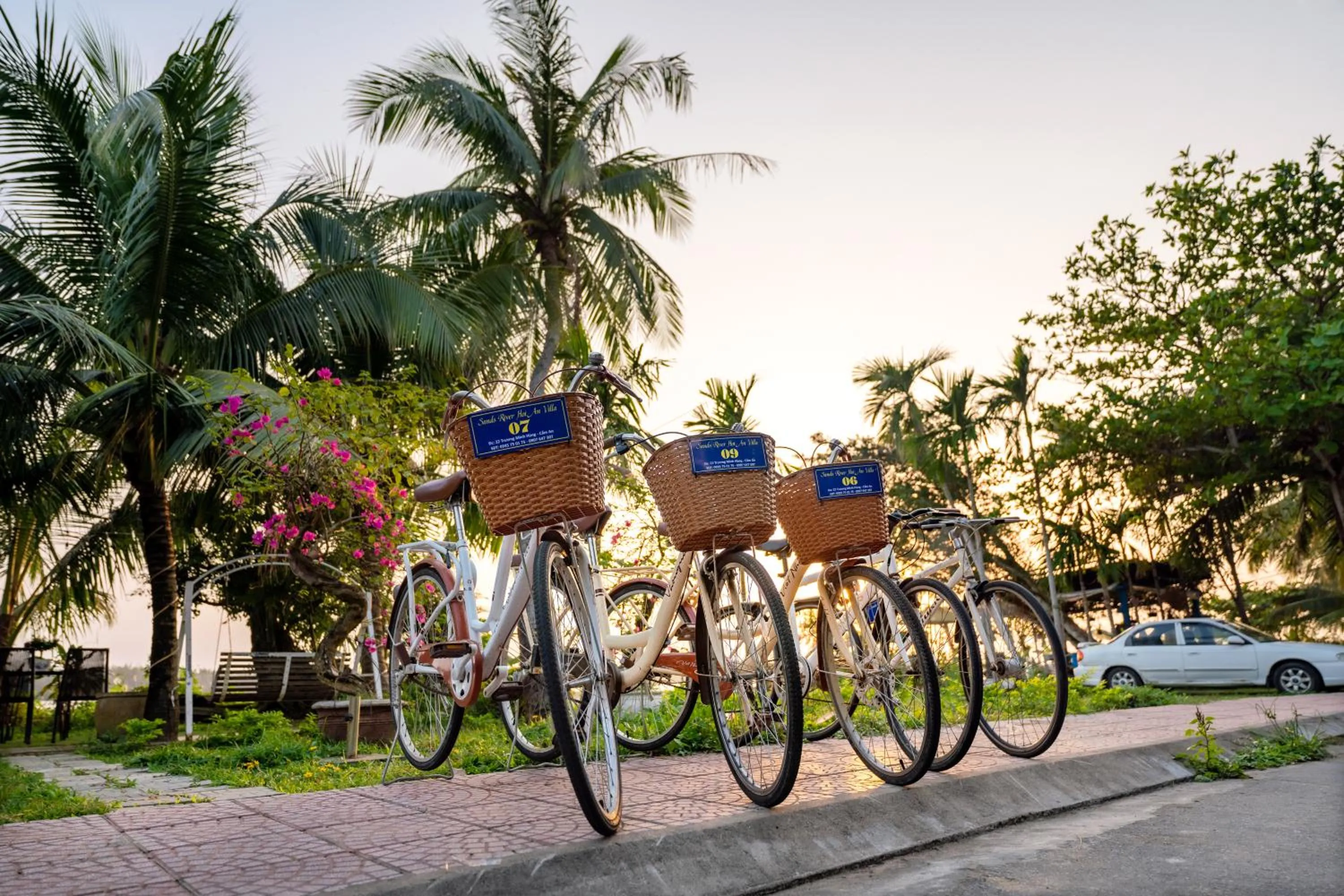 Cycling in Sands River Hoi An Villa