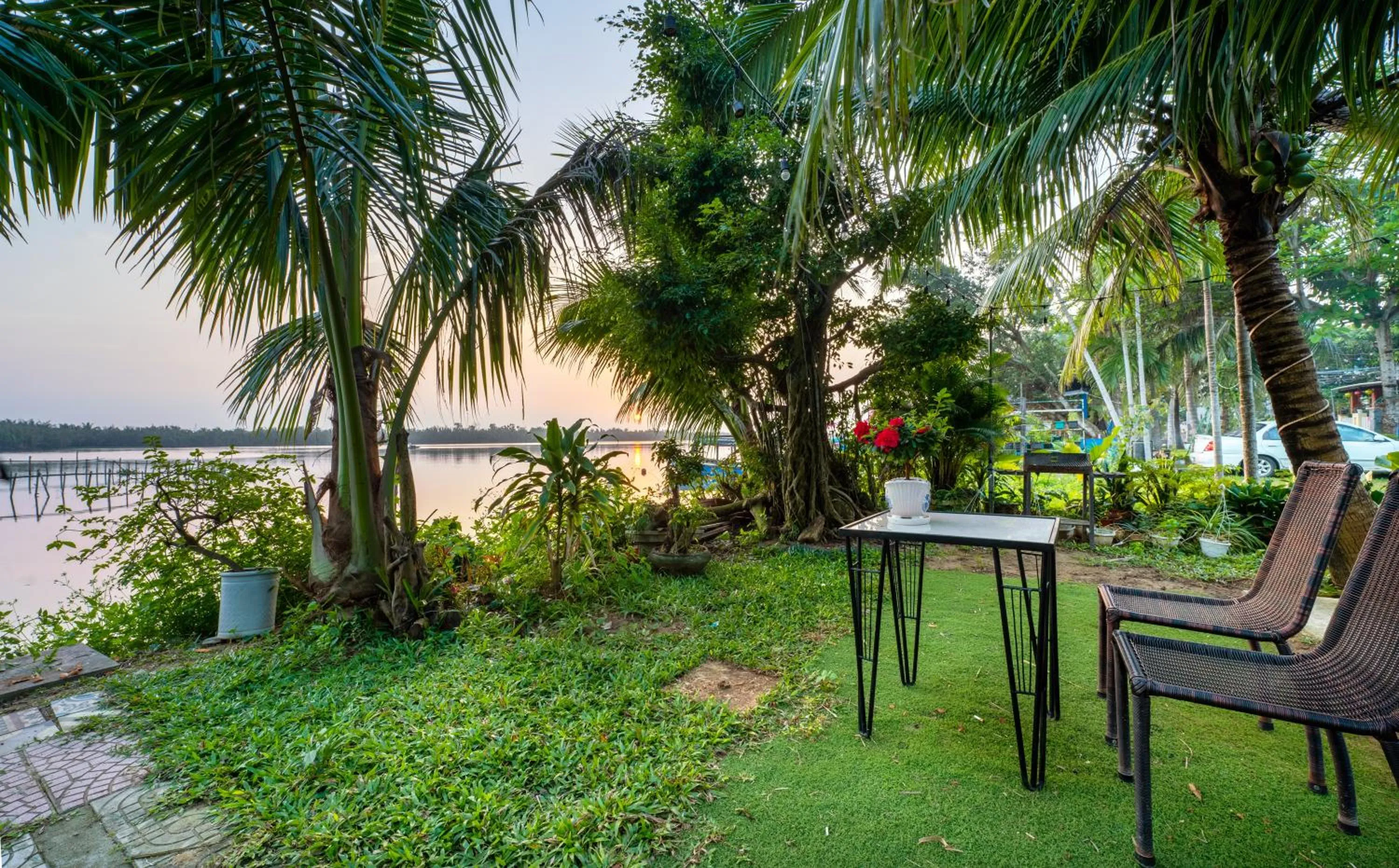 Garden view in Sands River Hoi An Villa