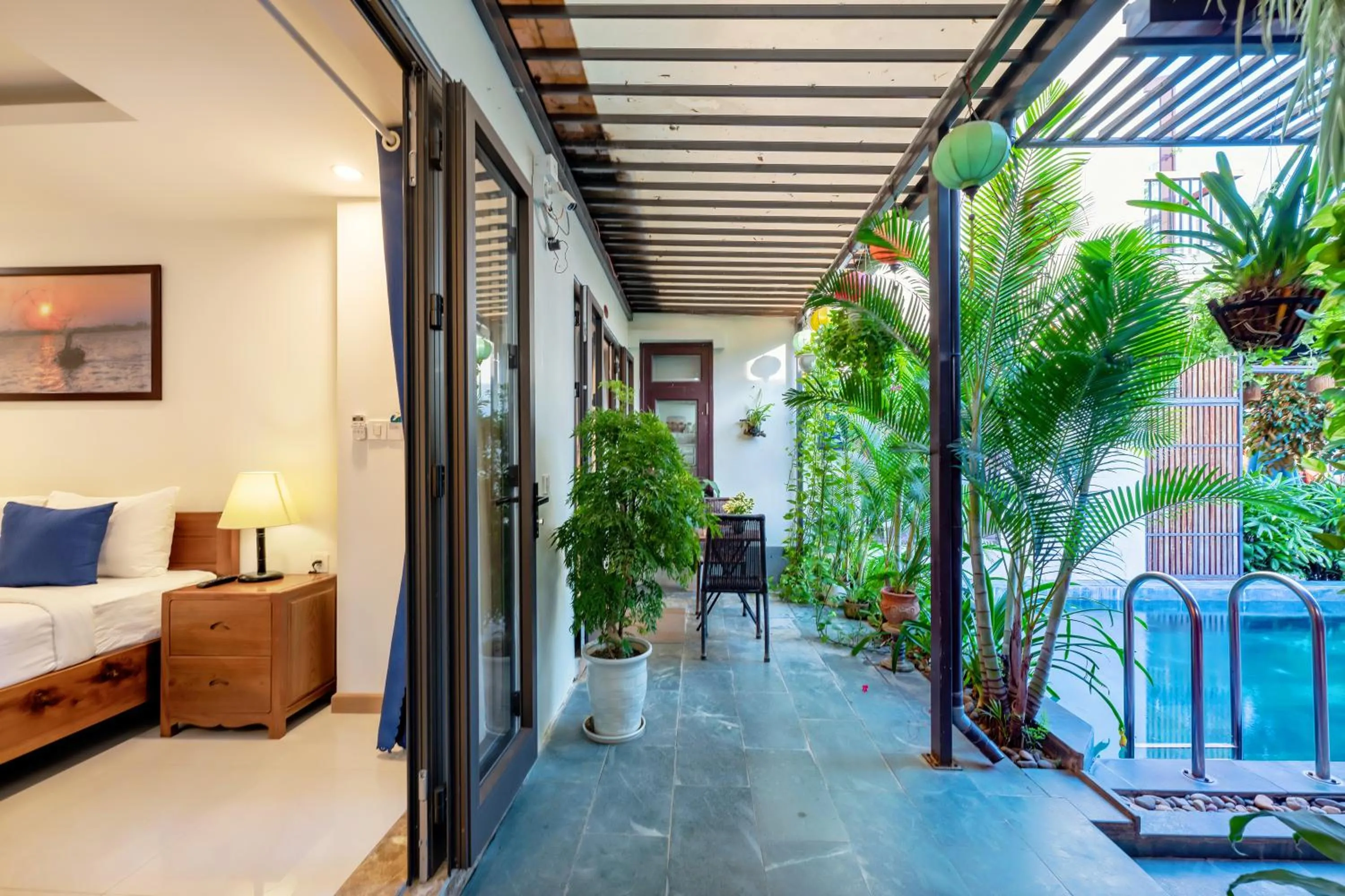 Balcony/Terrace in Sands River Hoi An Villa