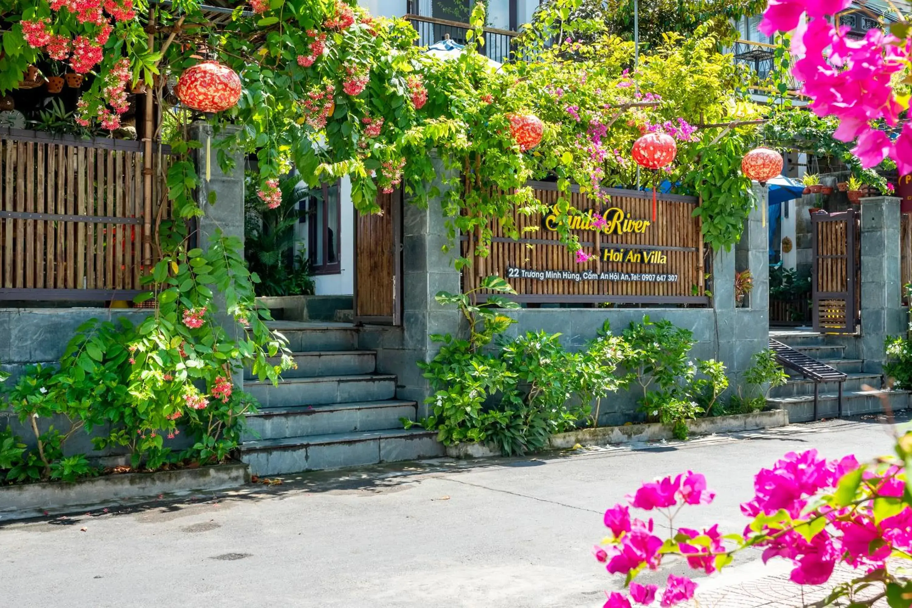 Facade/entrance in Sands River Hoi An Villa Facade/entrance in Sands River Hoi An Villa