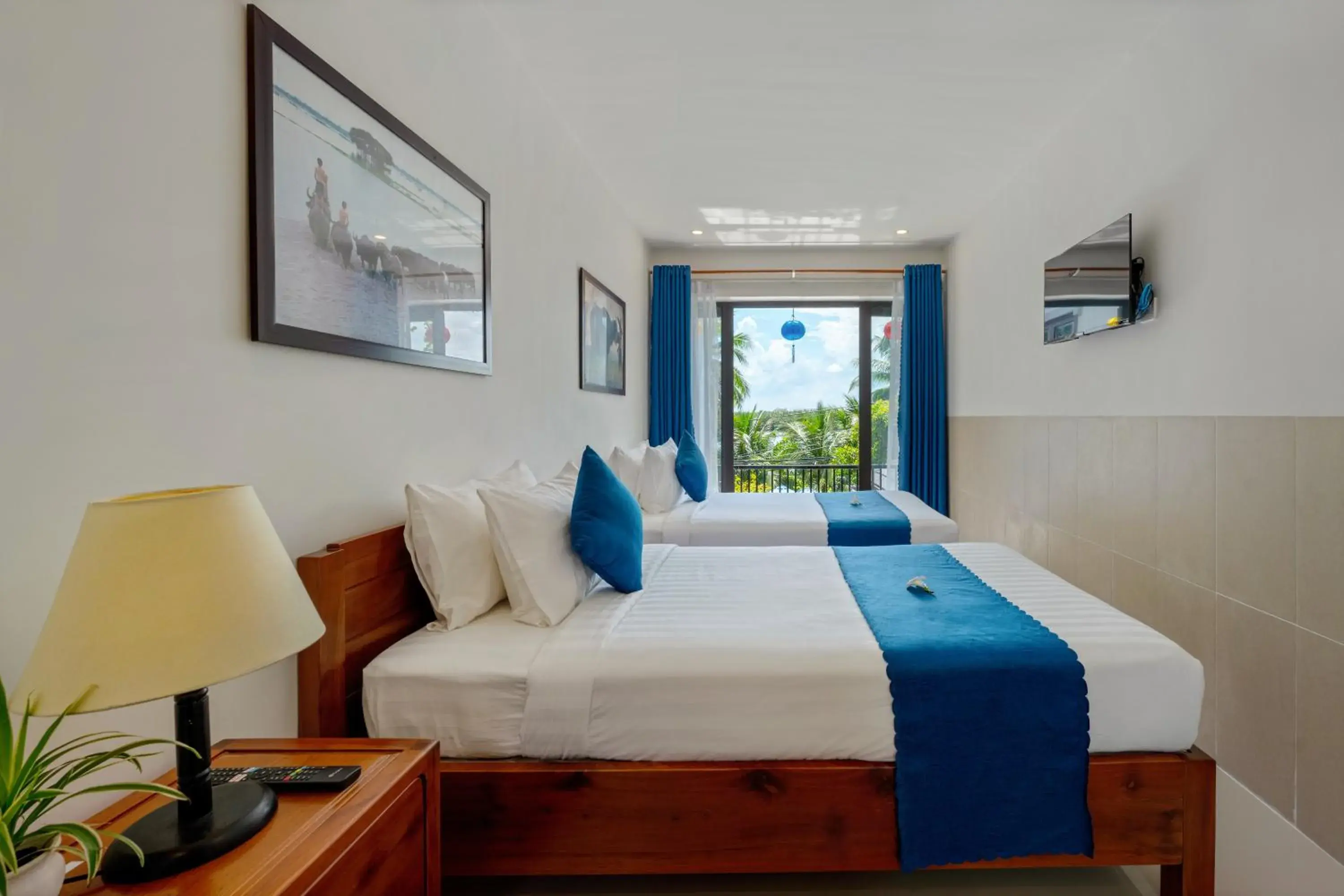 Twin Room with Pool View in Sands River Hoi An Villa Twin Room with Pool View in Sands River Hoi An Villa