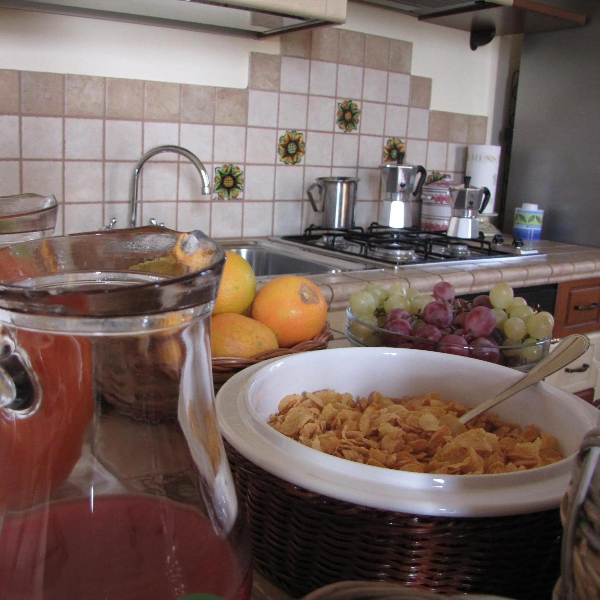 Food and drinks in B&B Agon