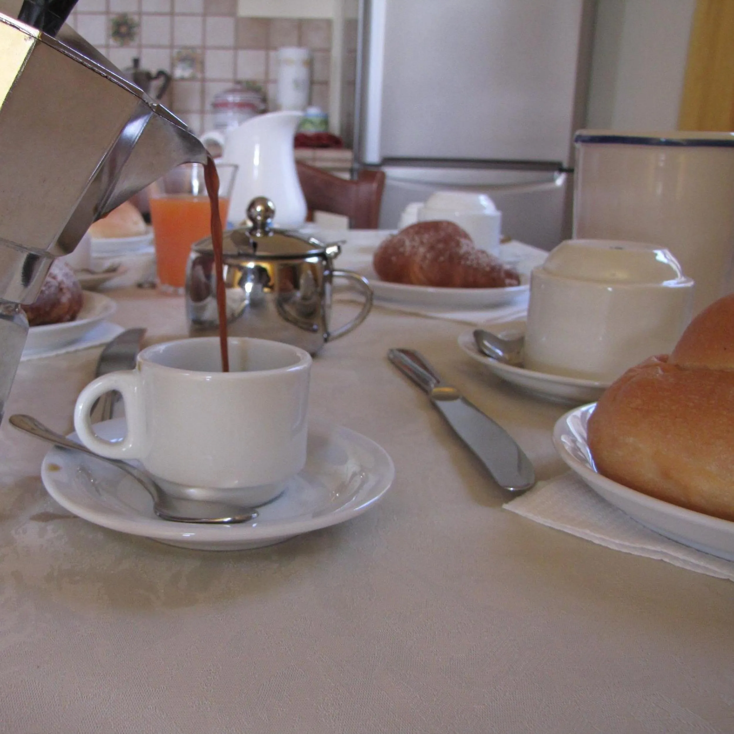 Food and drinks in B&B Agon