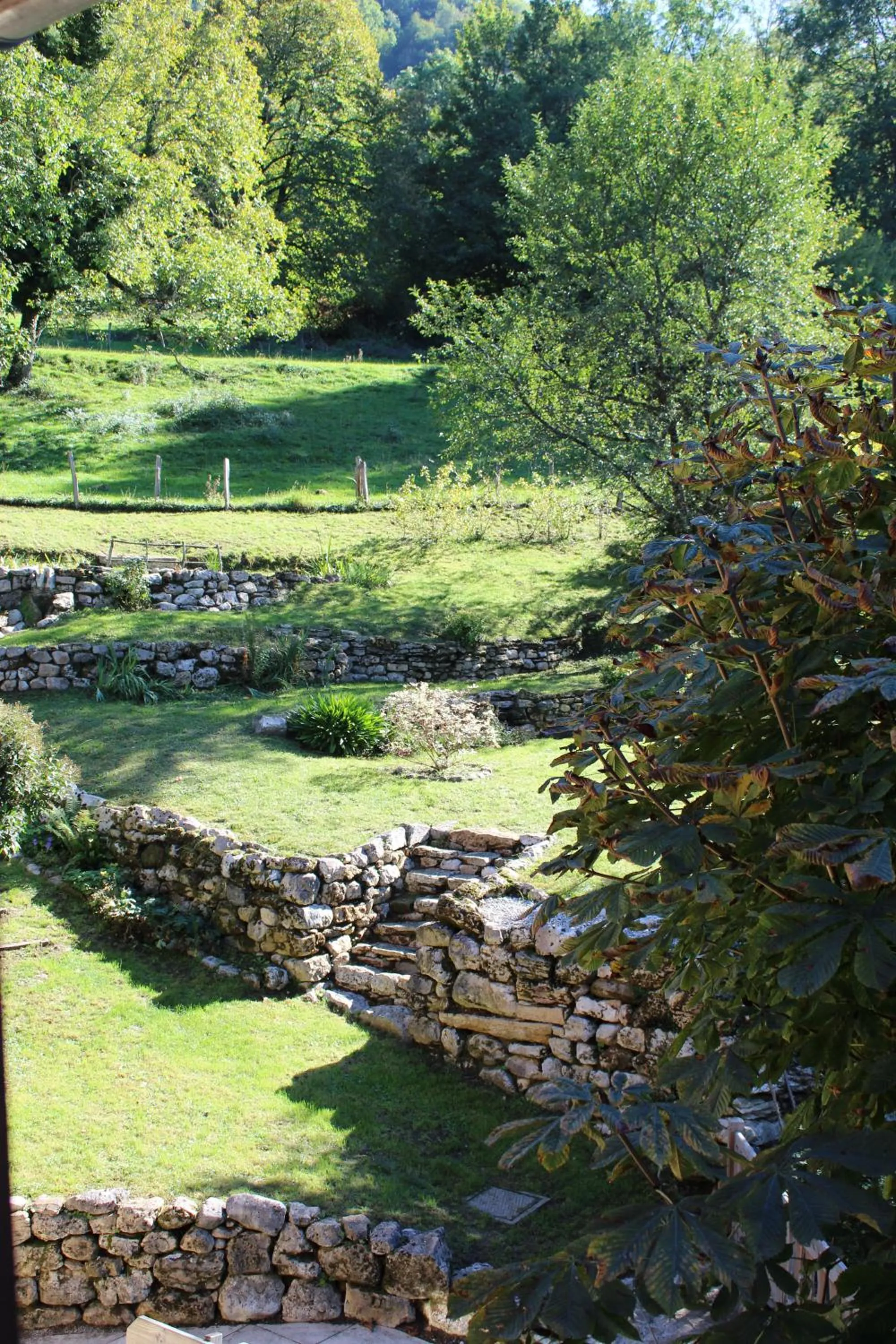 Garden view in Les Pipistrelles
