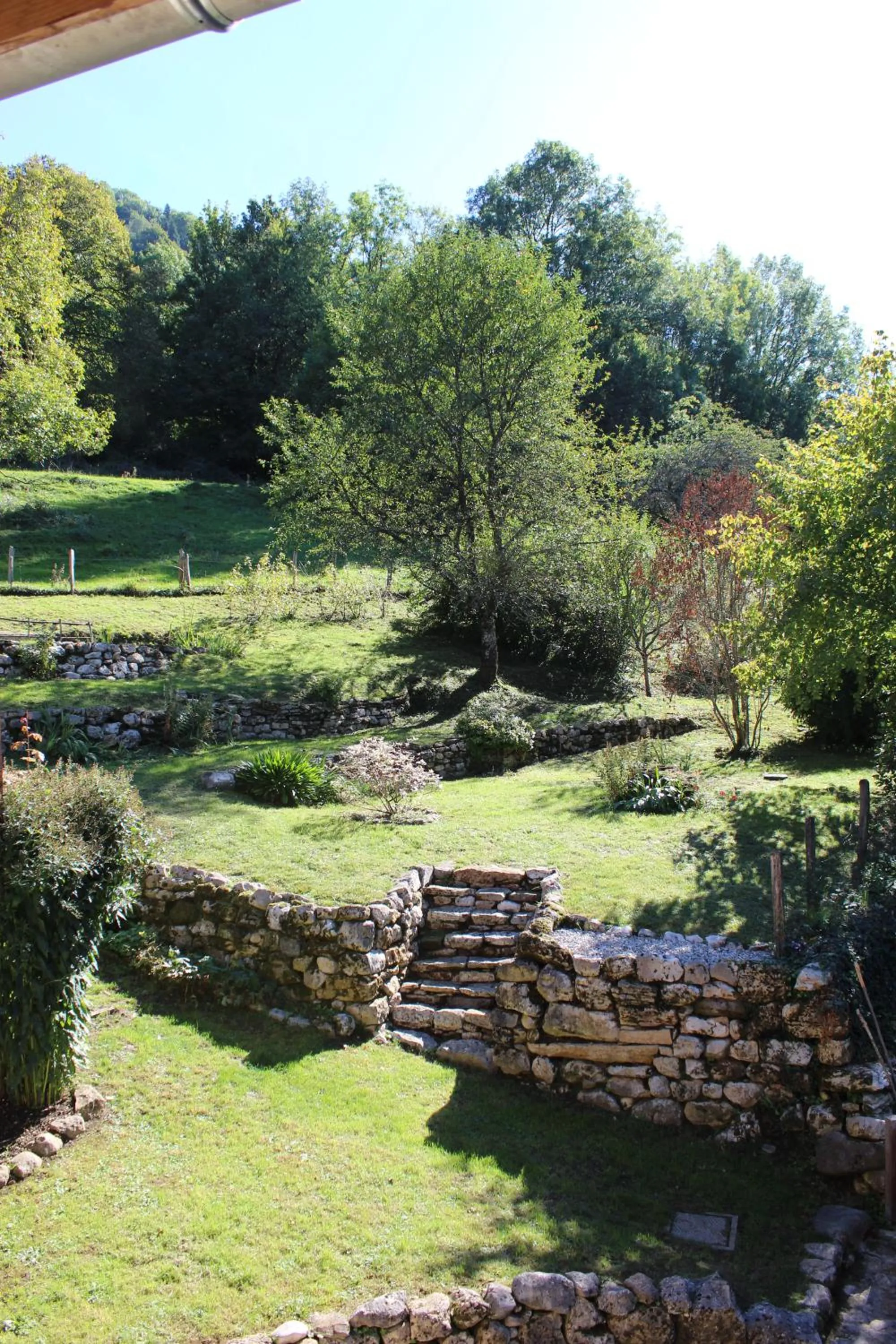 Garden view in Les Pipistrelles