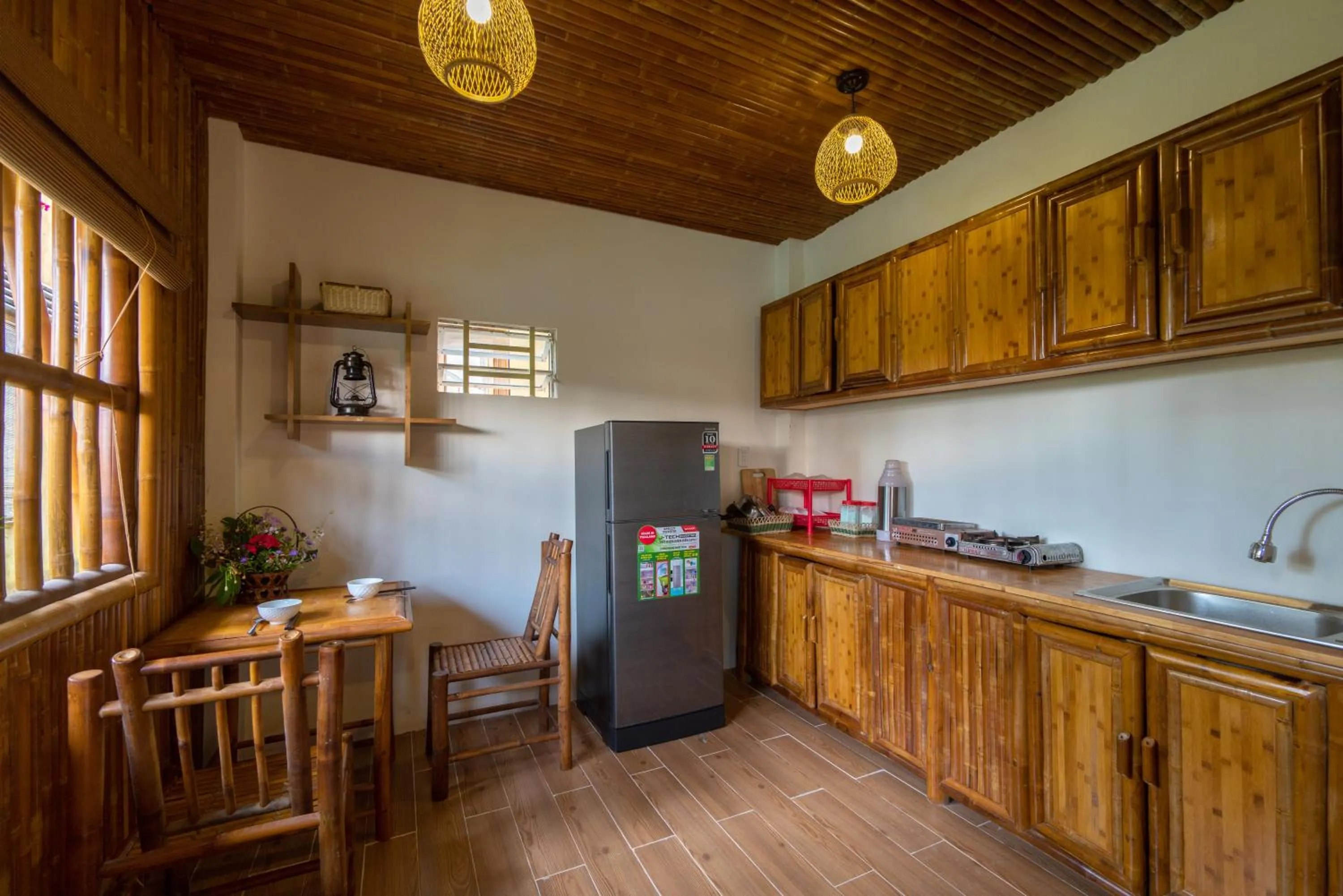 Kitchen or kitchenette in Bamboo Phú Quốc