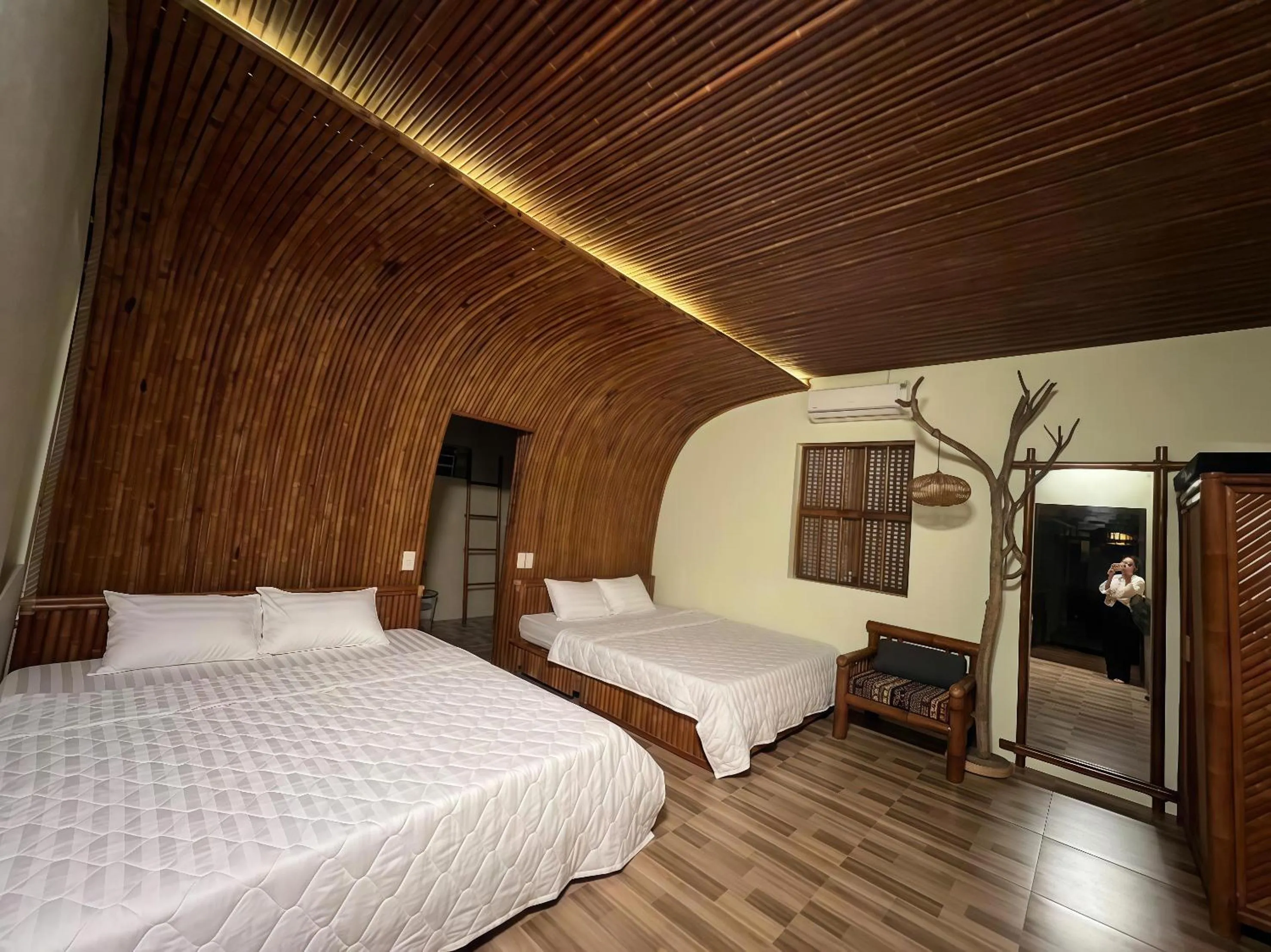 Bedroom, Bed in Bamboo Phú Quốc