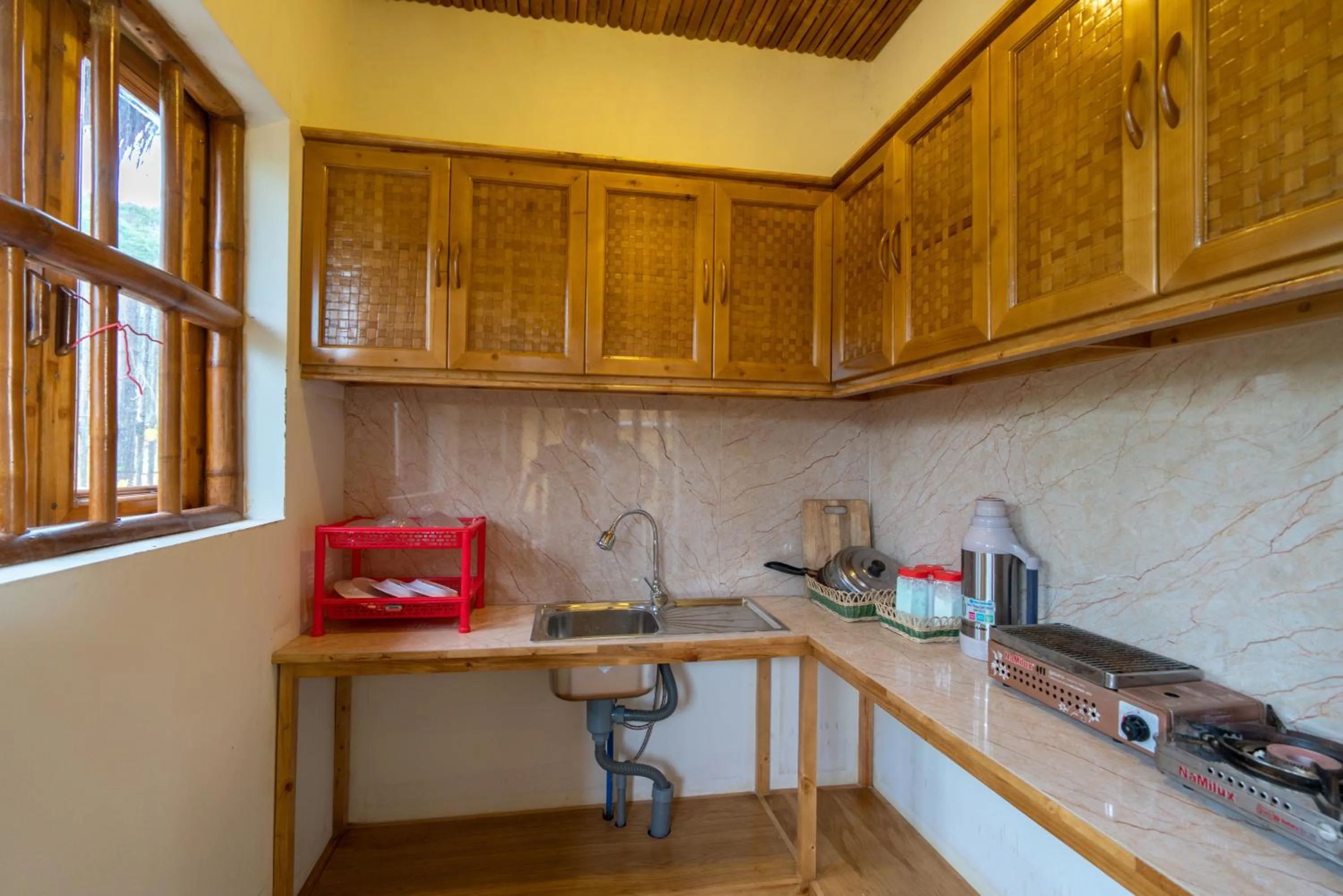 Kitchen or kitchenette in Bamboo Phú Quốc