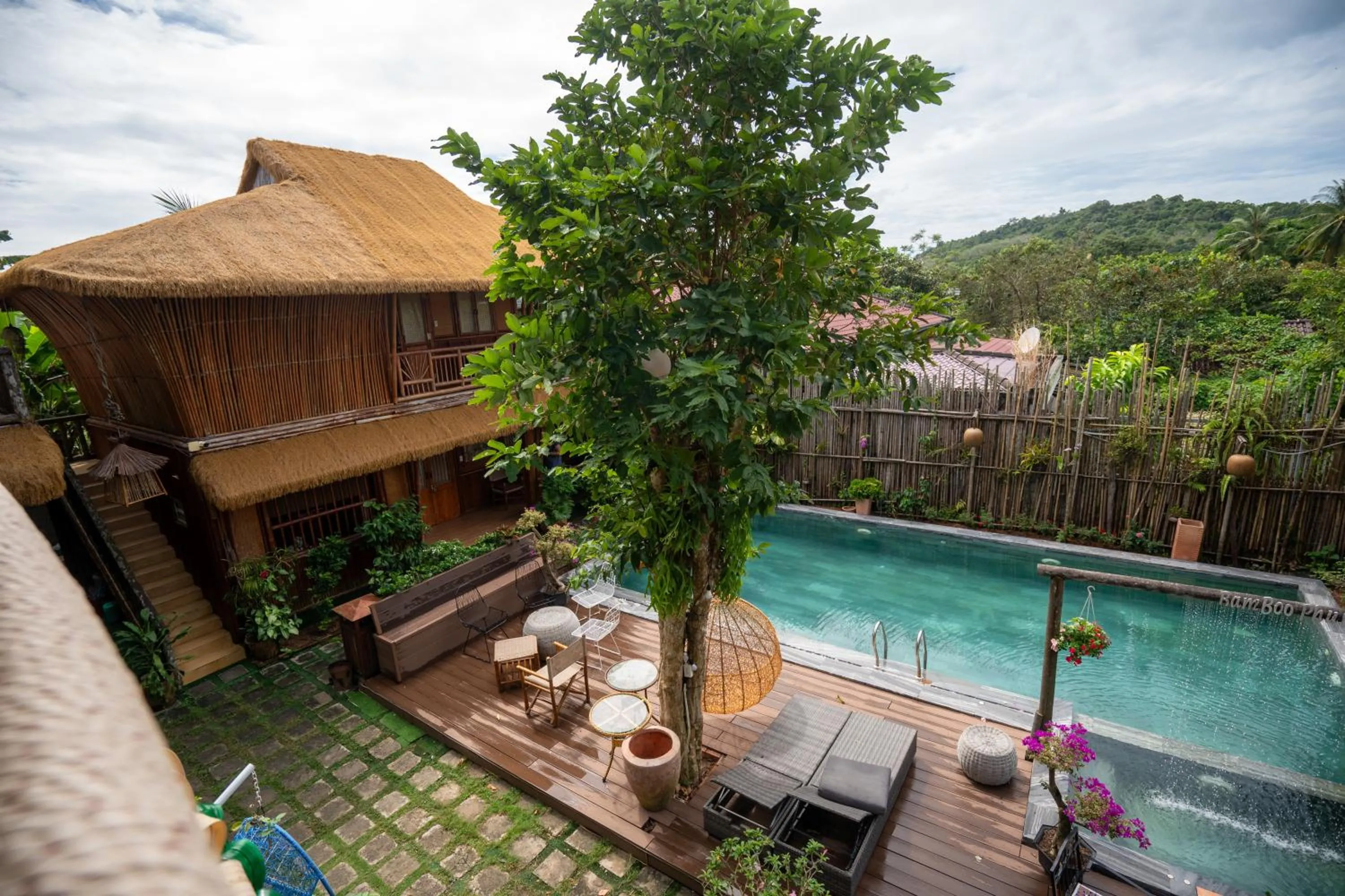 Pool view in Bamboo Phú Quốc