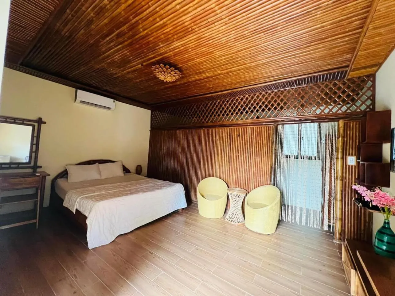 Bedroom, Bed in Bamboo Phú Quốc