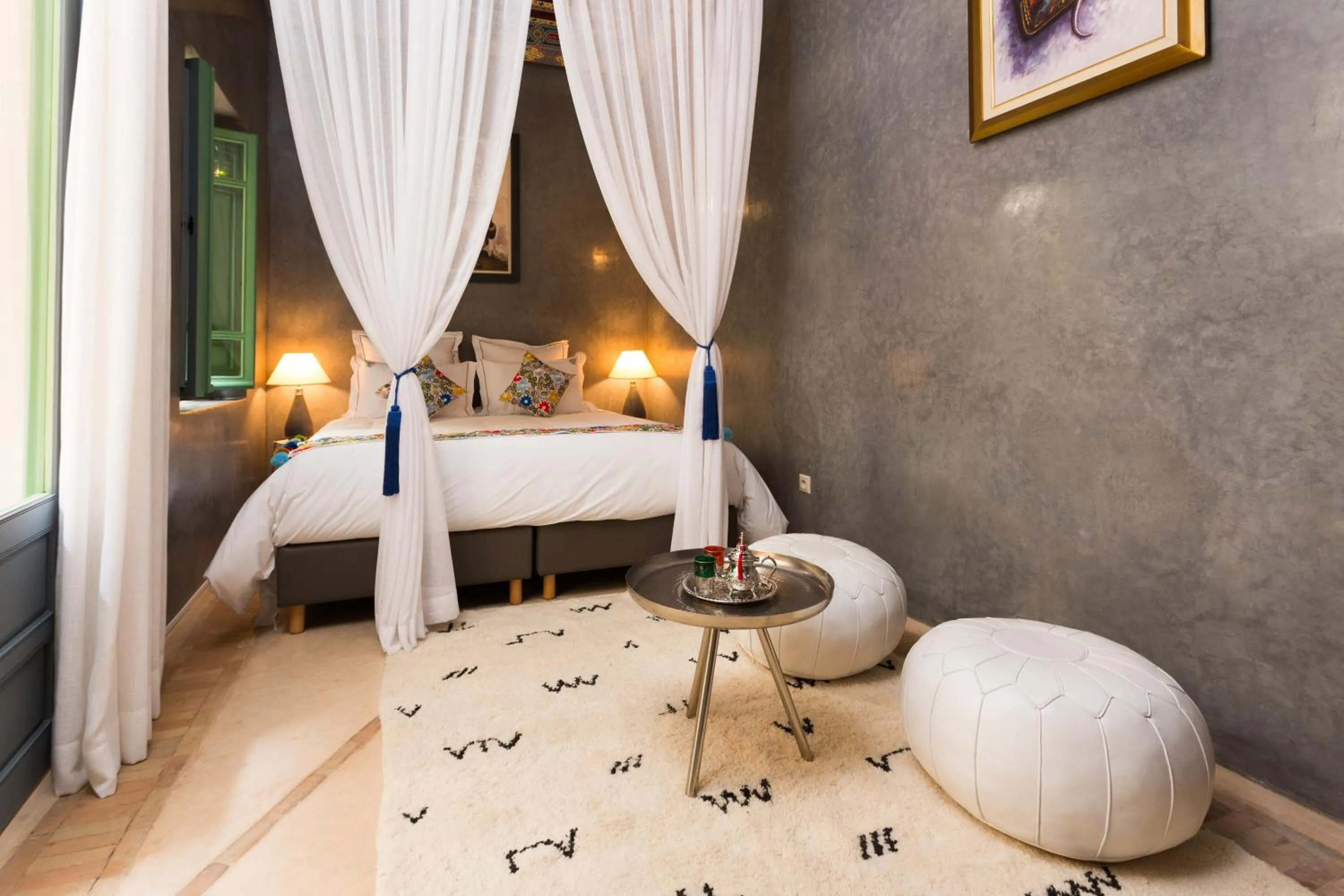 Bed in RIAD AZRUR