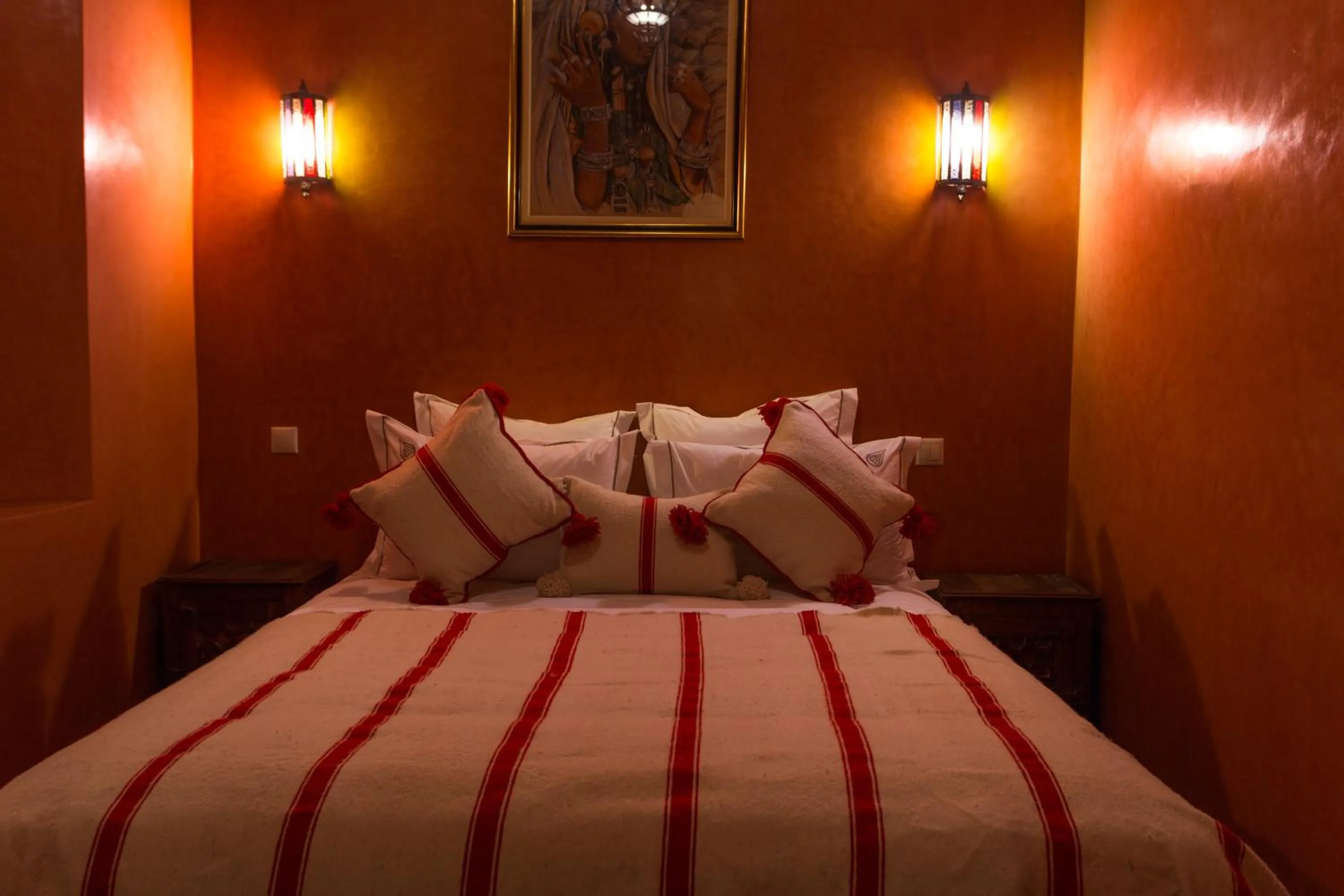Bed in RIAD AZRUR