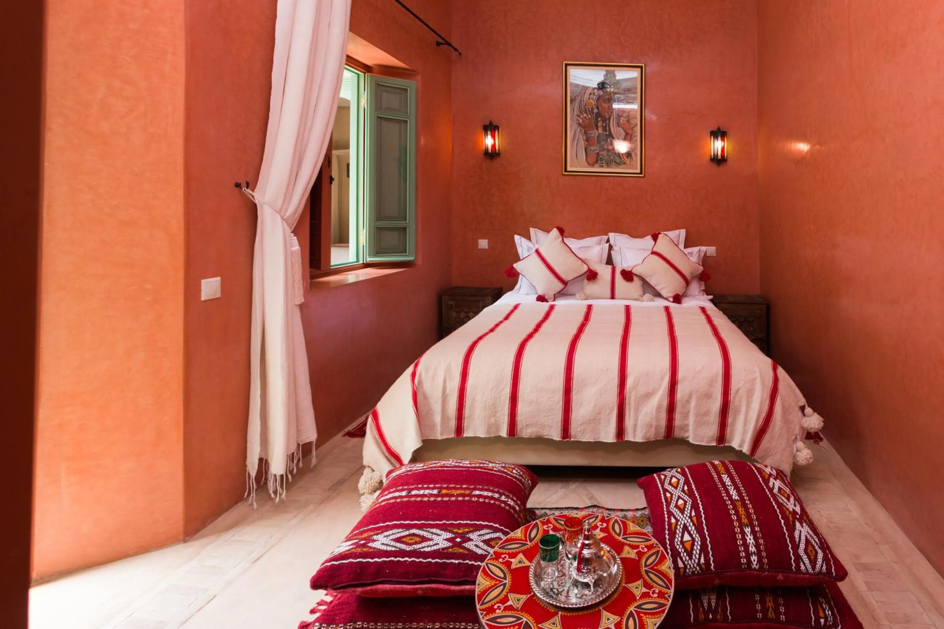 Bed in RIAD AZRUR