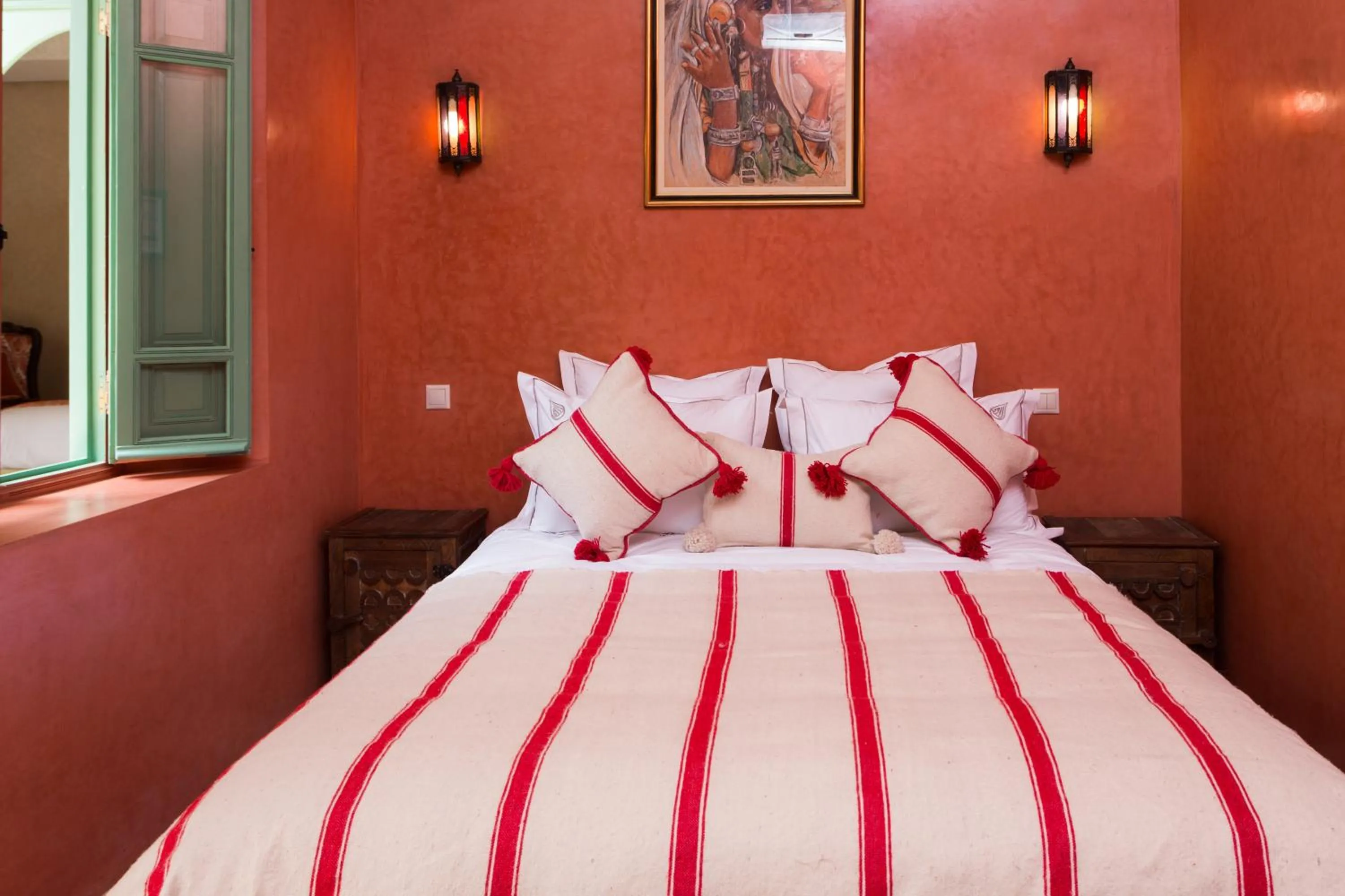 Bed in RIAD AZRUR