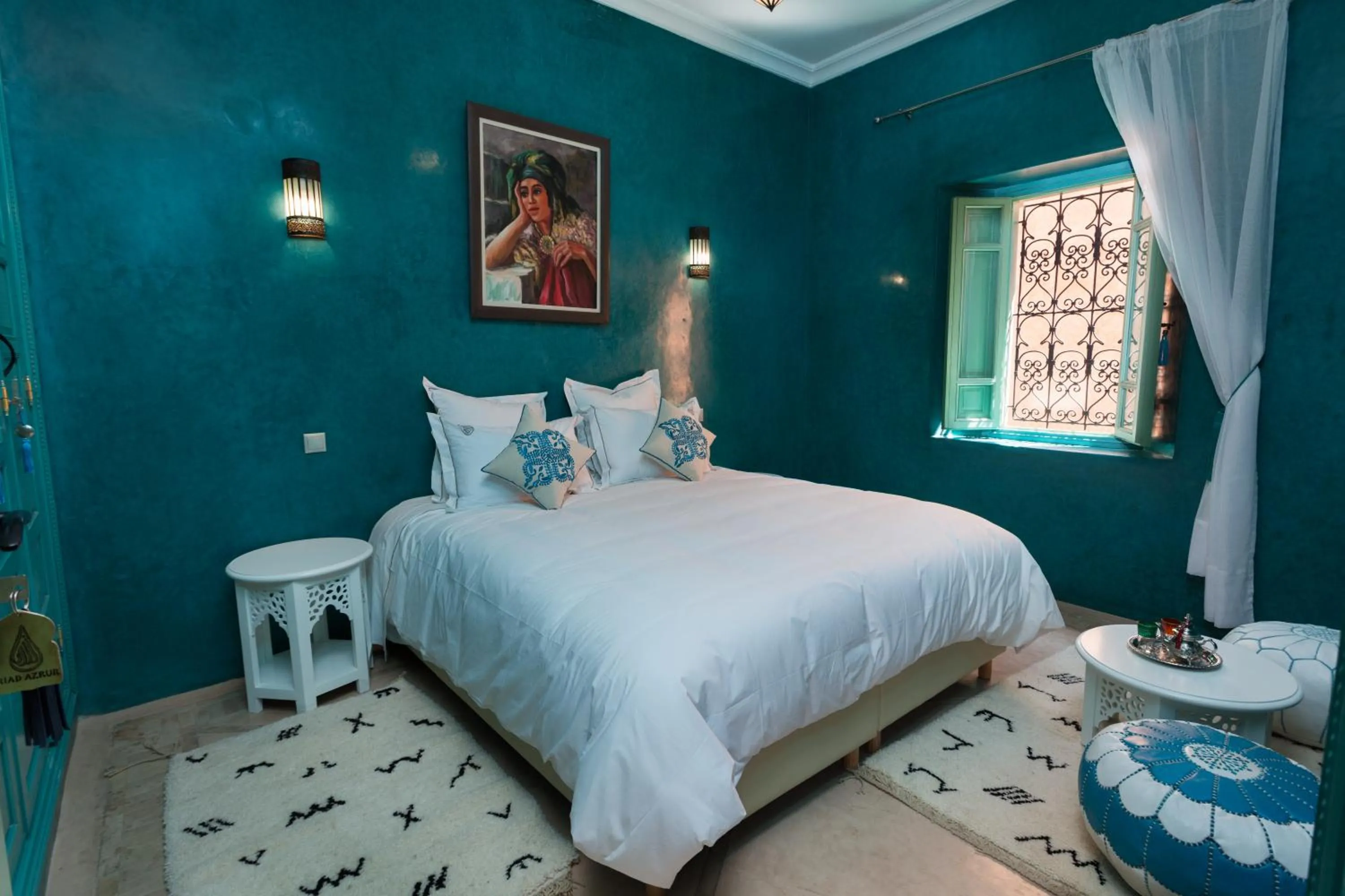 Bedroom, Bed in RIAD AZRUR