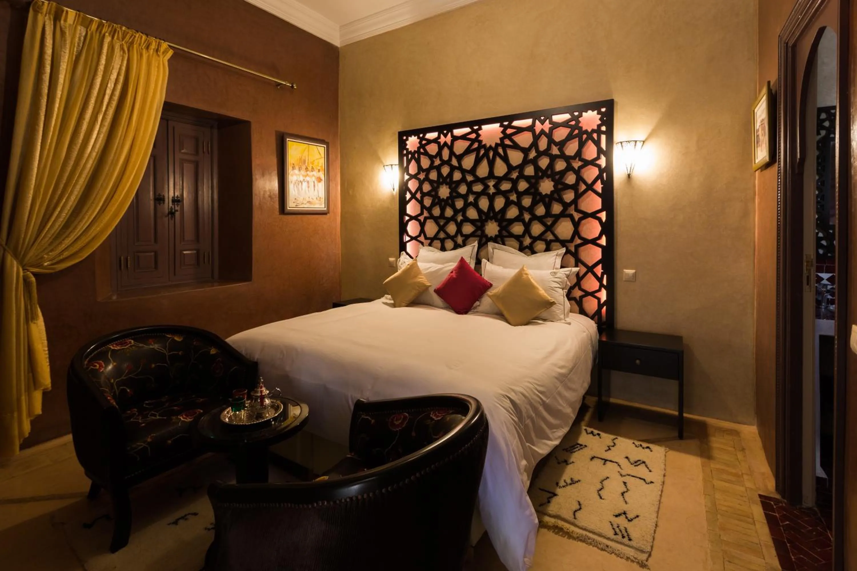 Bed in RIAD AZRUR