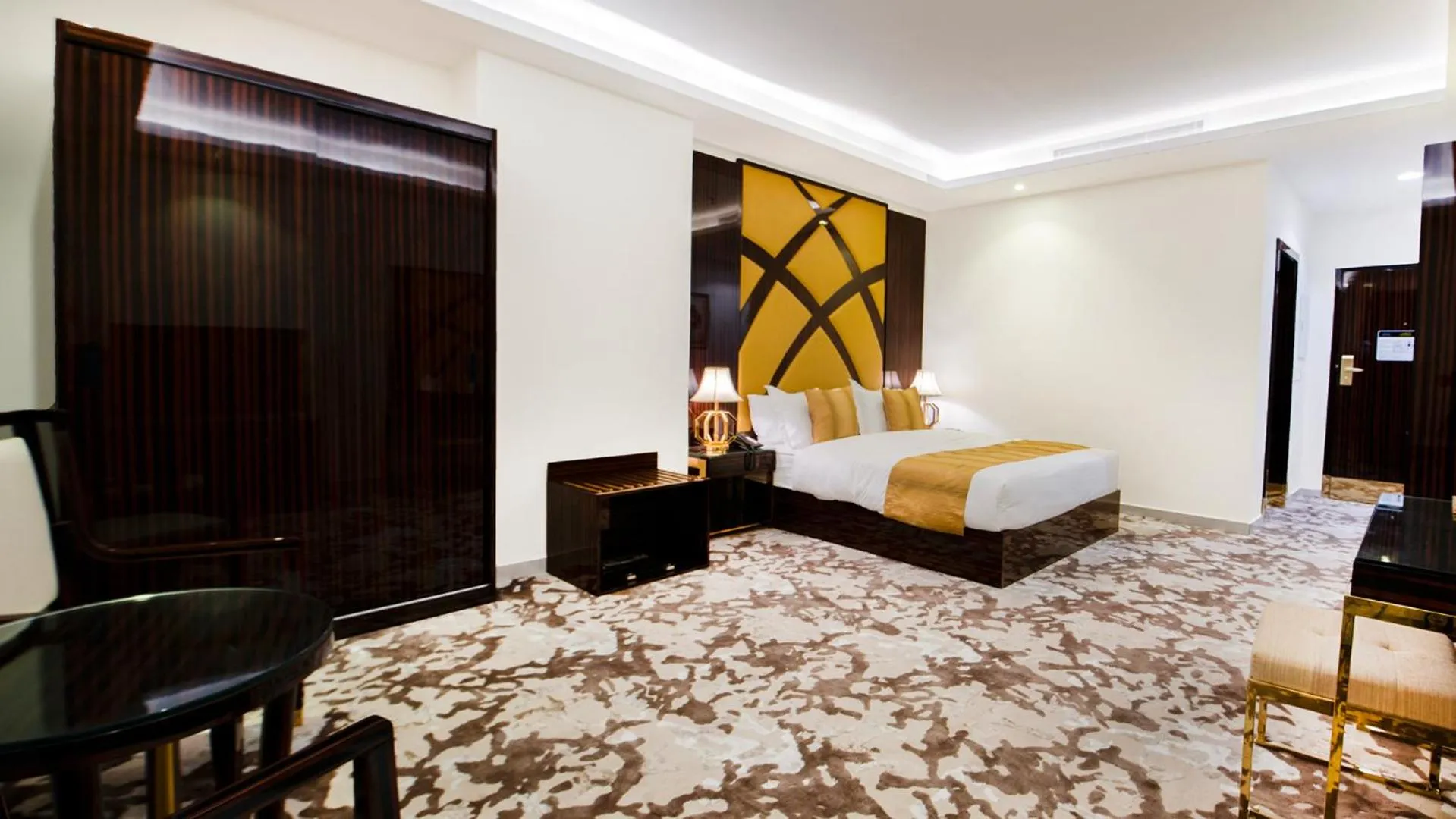 Bed in Golden Dream Hotel