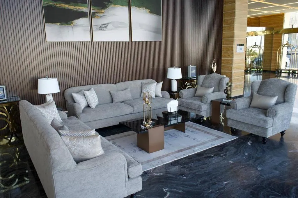 Seating area in Golden Dream Hotel