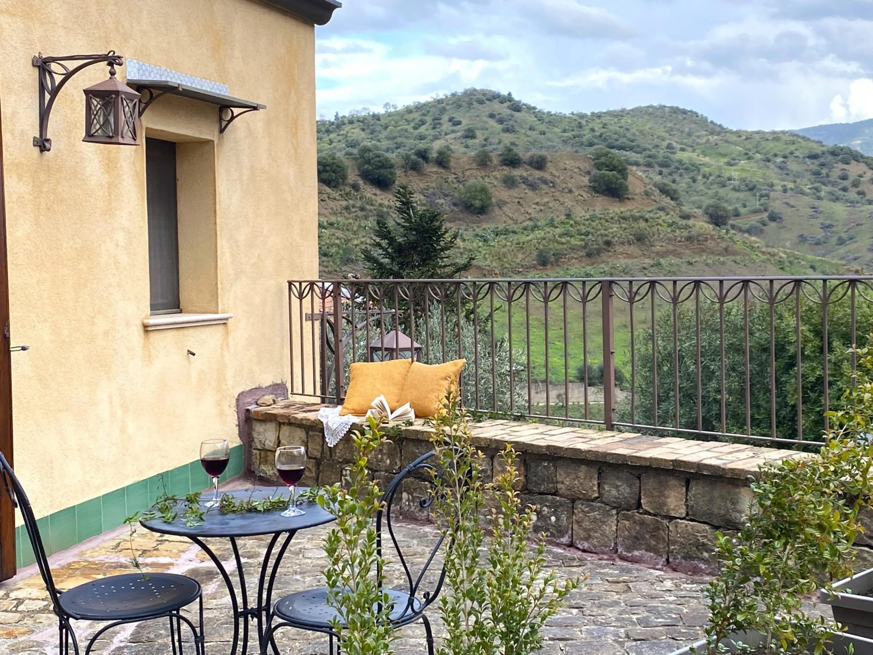 Patio in Azienda Agrituristica Bergi