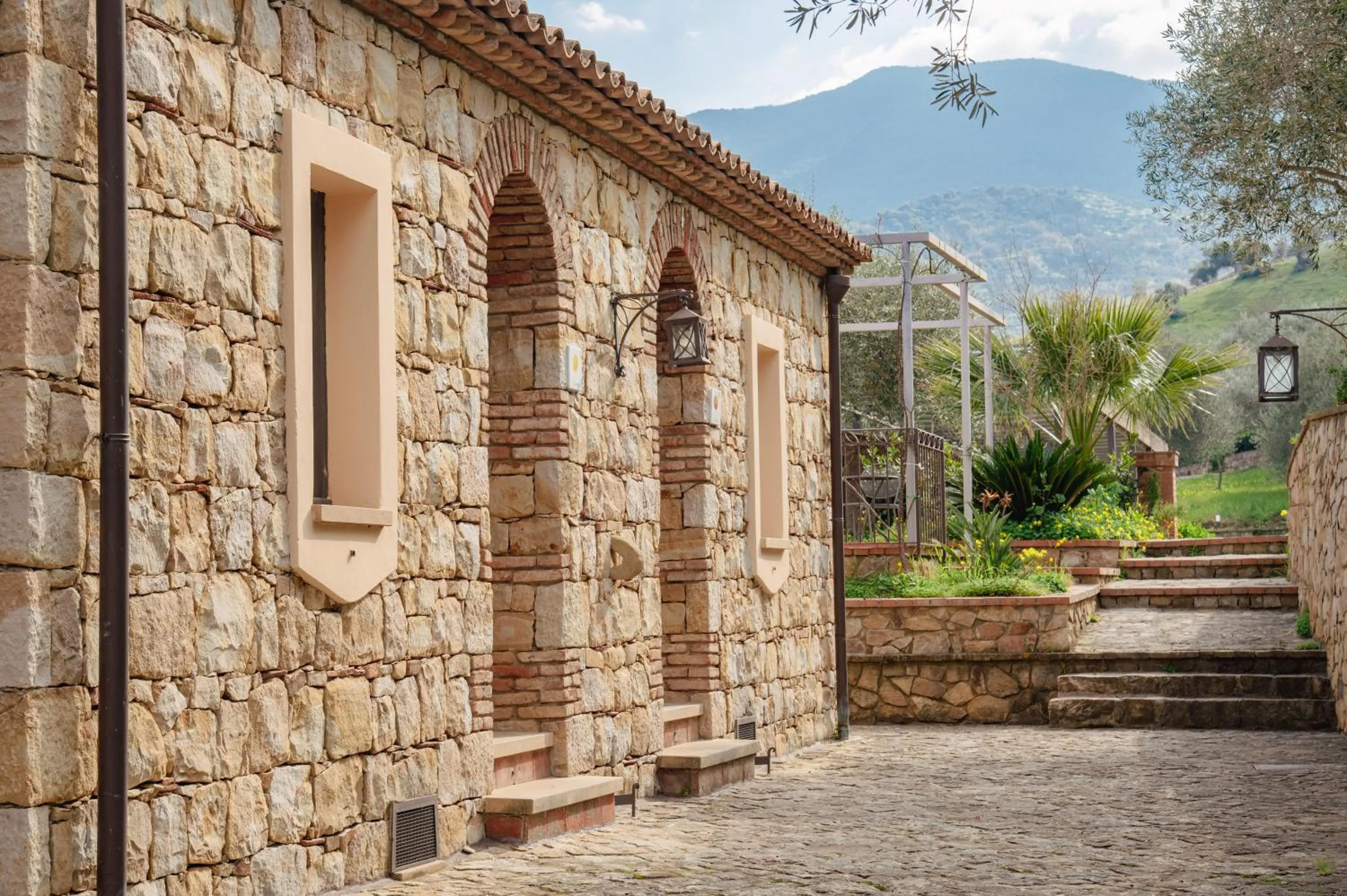 Patio in Azienda Agrituristica Bergi