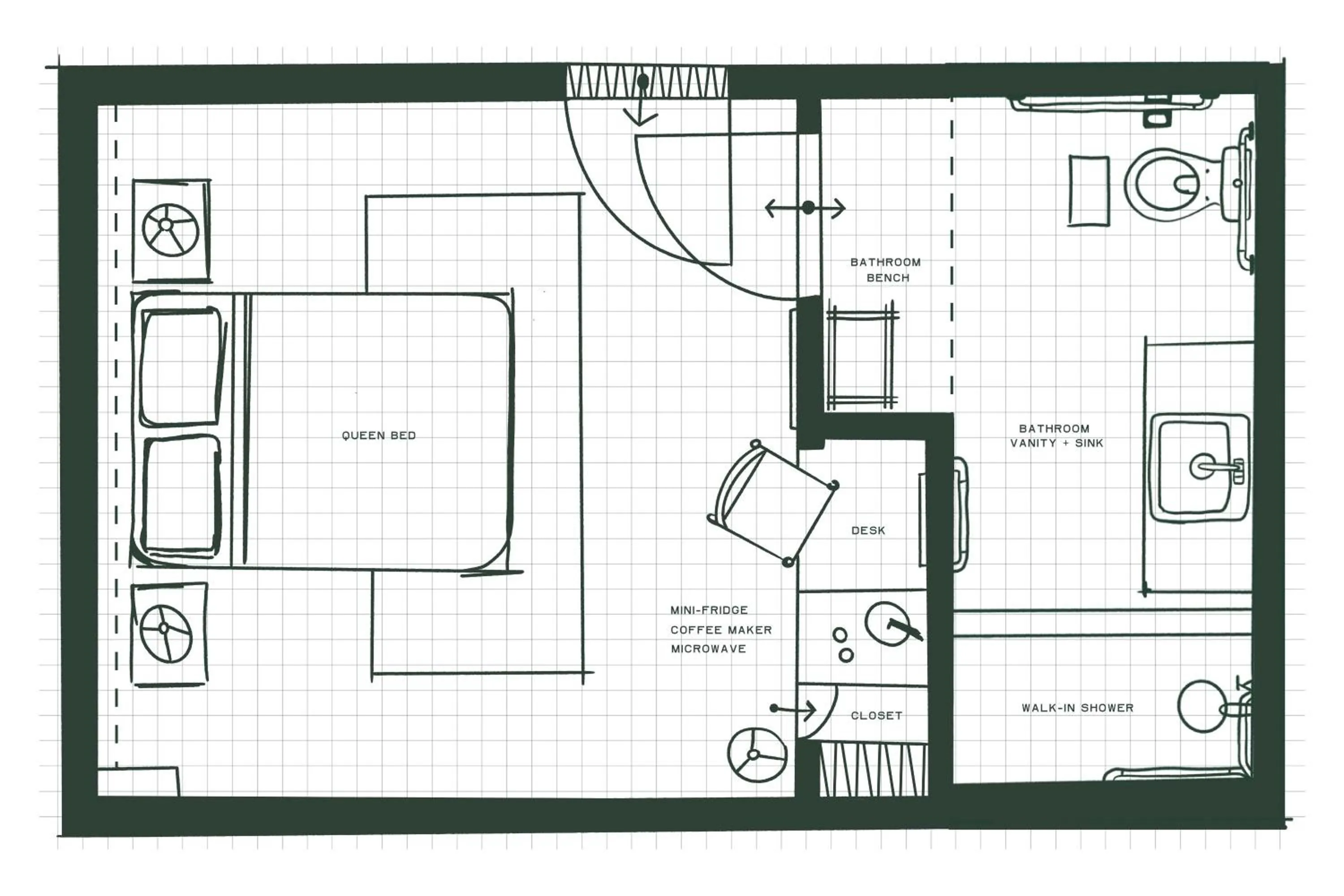 Floor plan in The Bayard