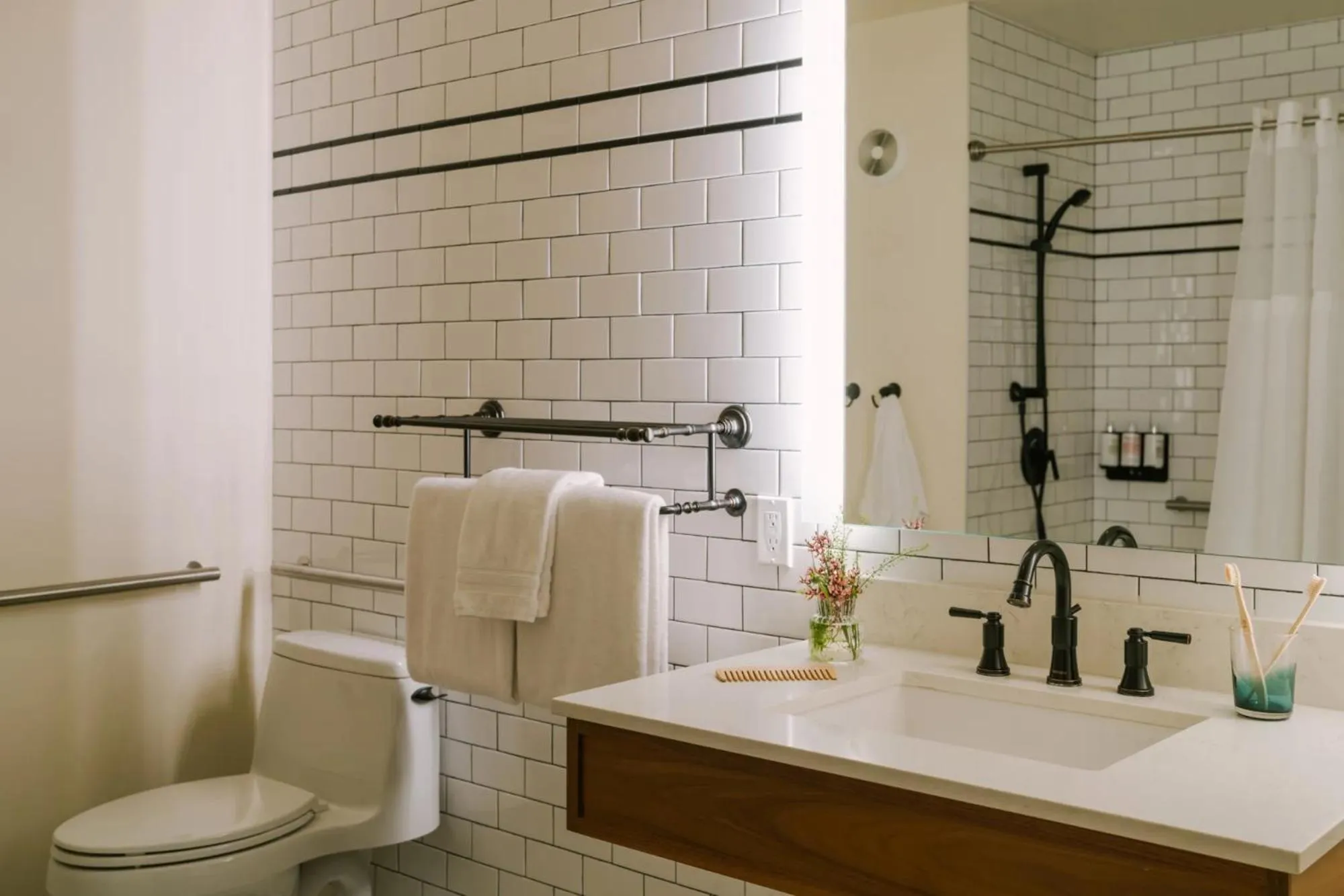 Toilet in FOUND Hotel, Santa Monica