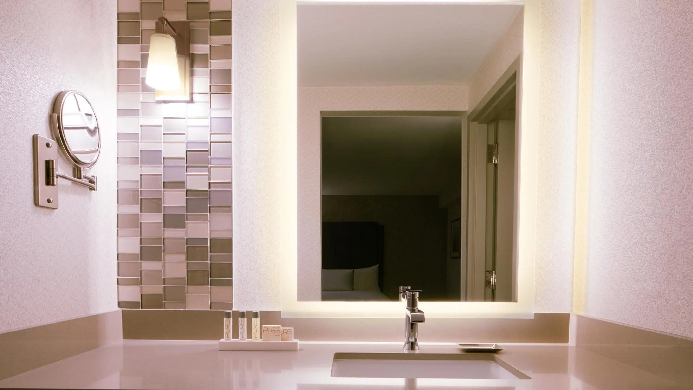 Bathroom in Silver Legacy Reno, A Caesars Destination
