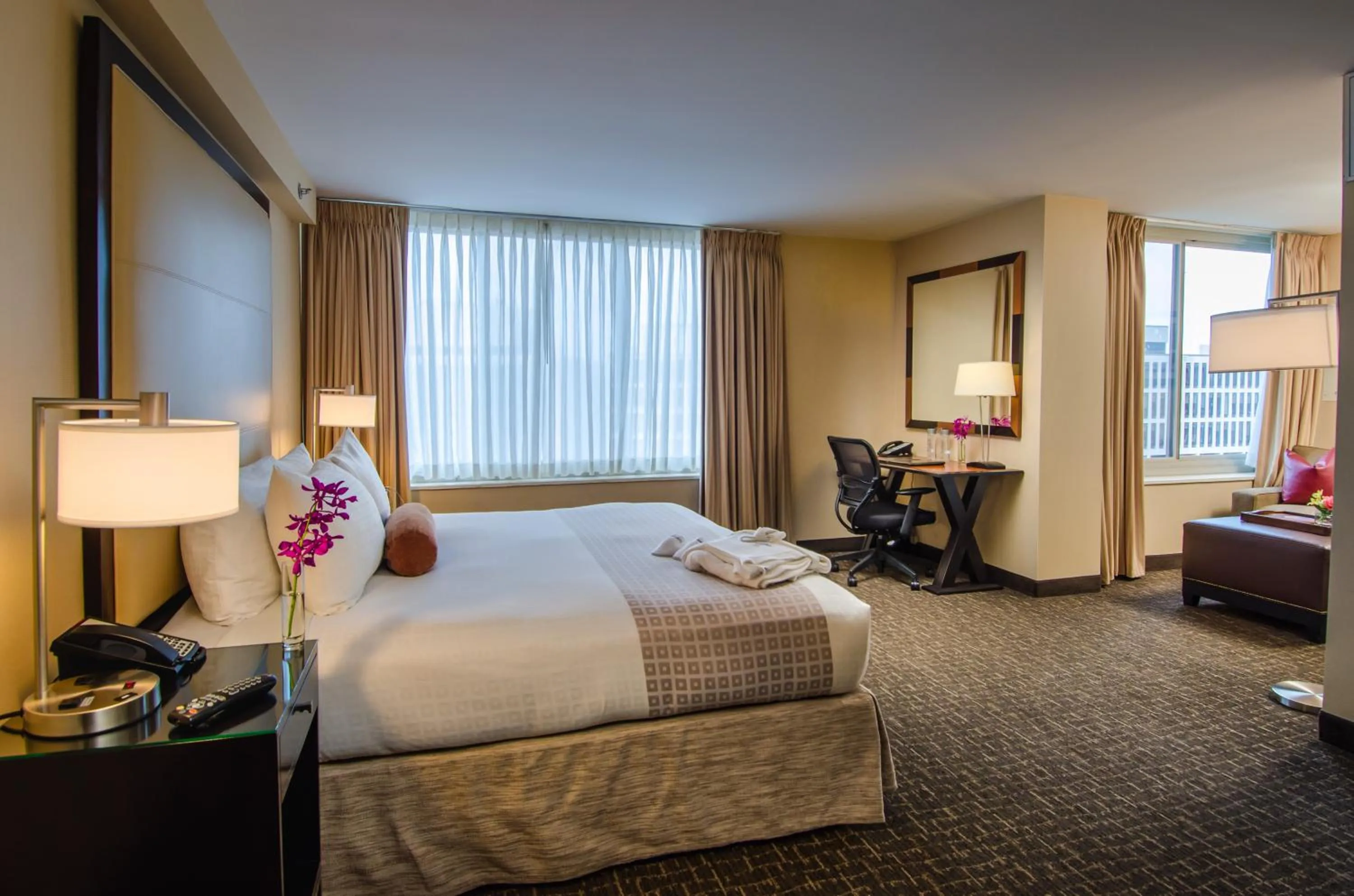 Photo of the whole room, Bed in Beacon Hotel & Corporate Quarters