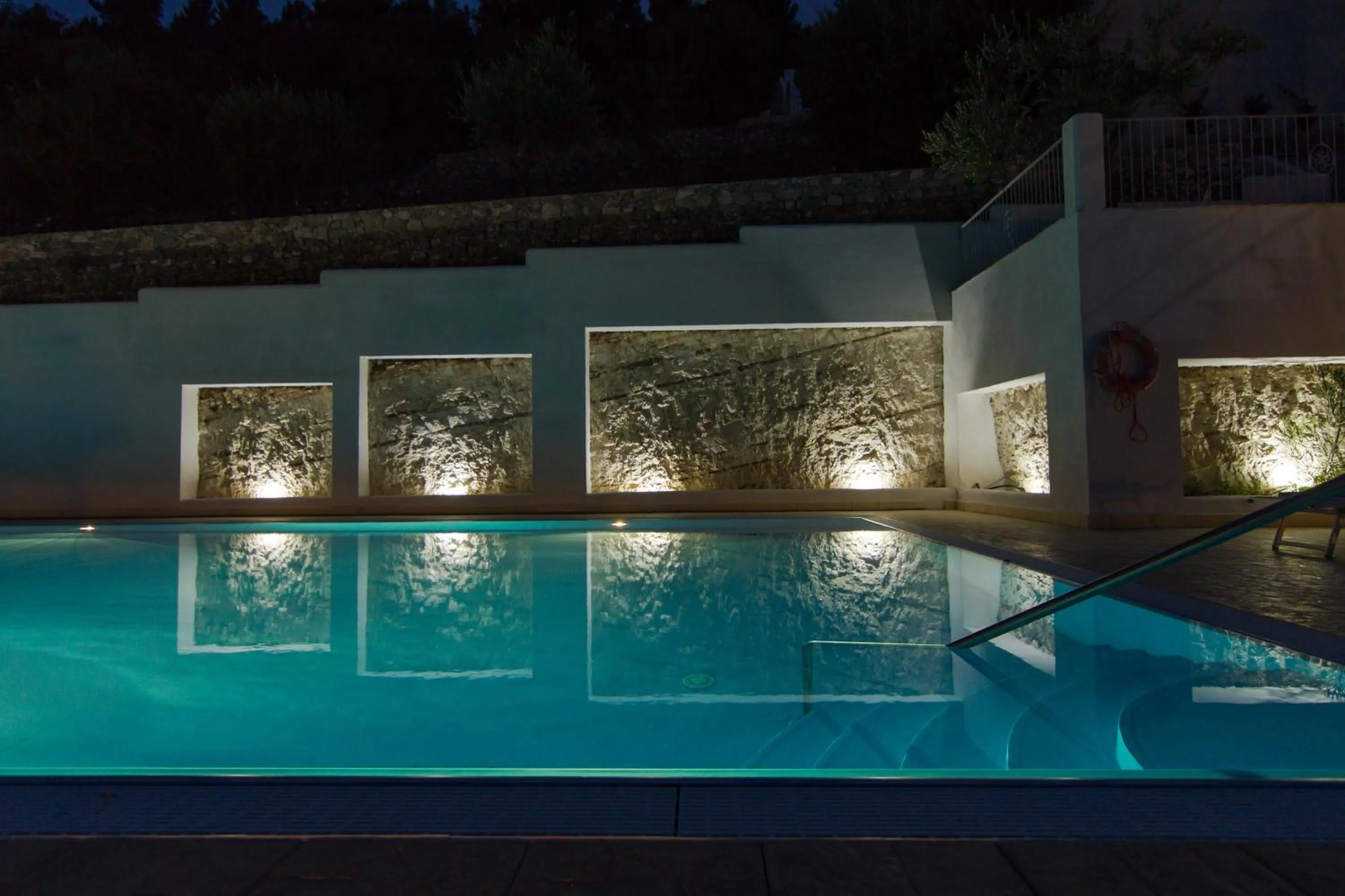 Pool view in Residence Montelci