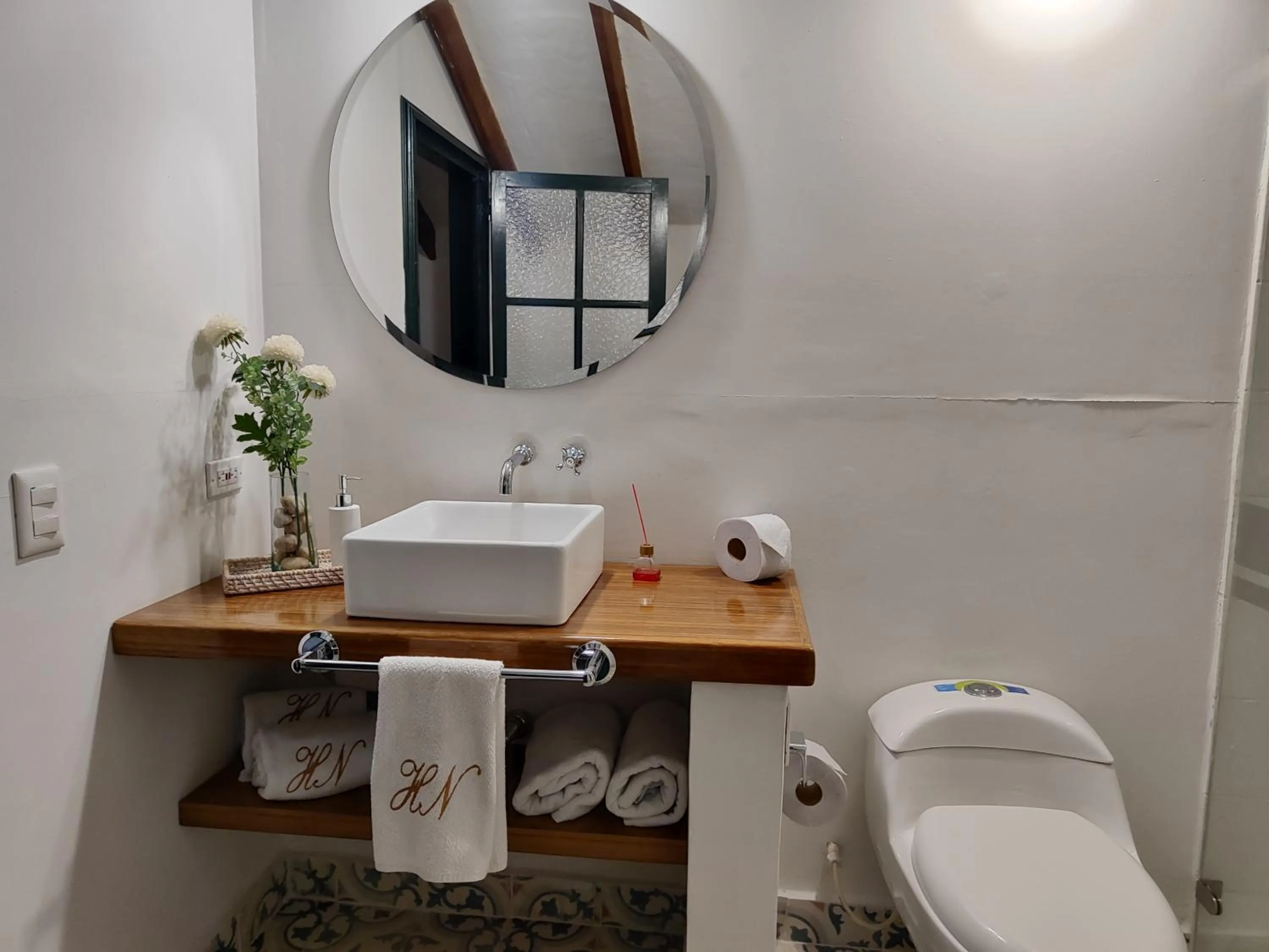 Bathroom in Hotel Hacienda El Novillero