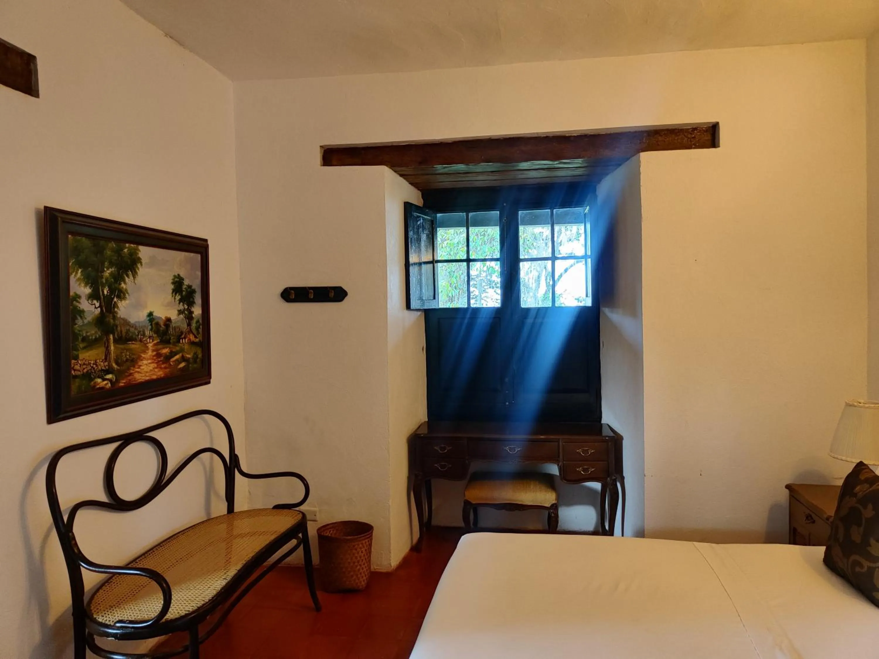 Bed in Hotel Hacienda El Novillero