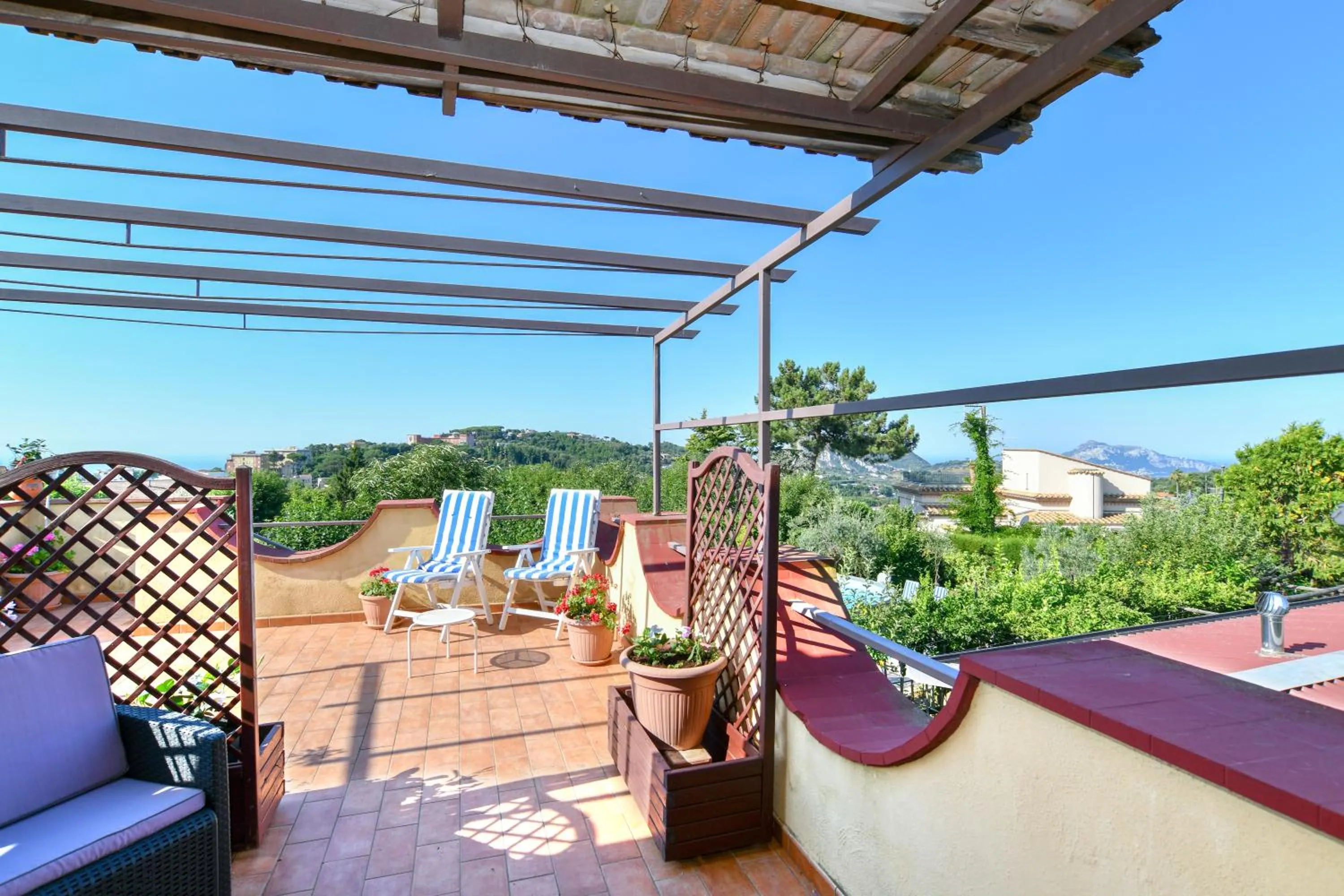 Balcony/Terrace in Green Paradise Affittacamere