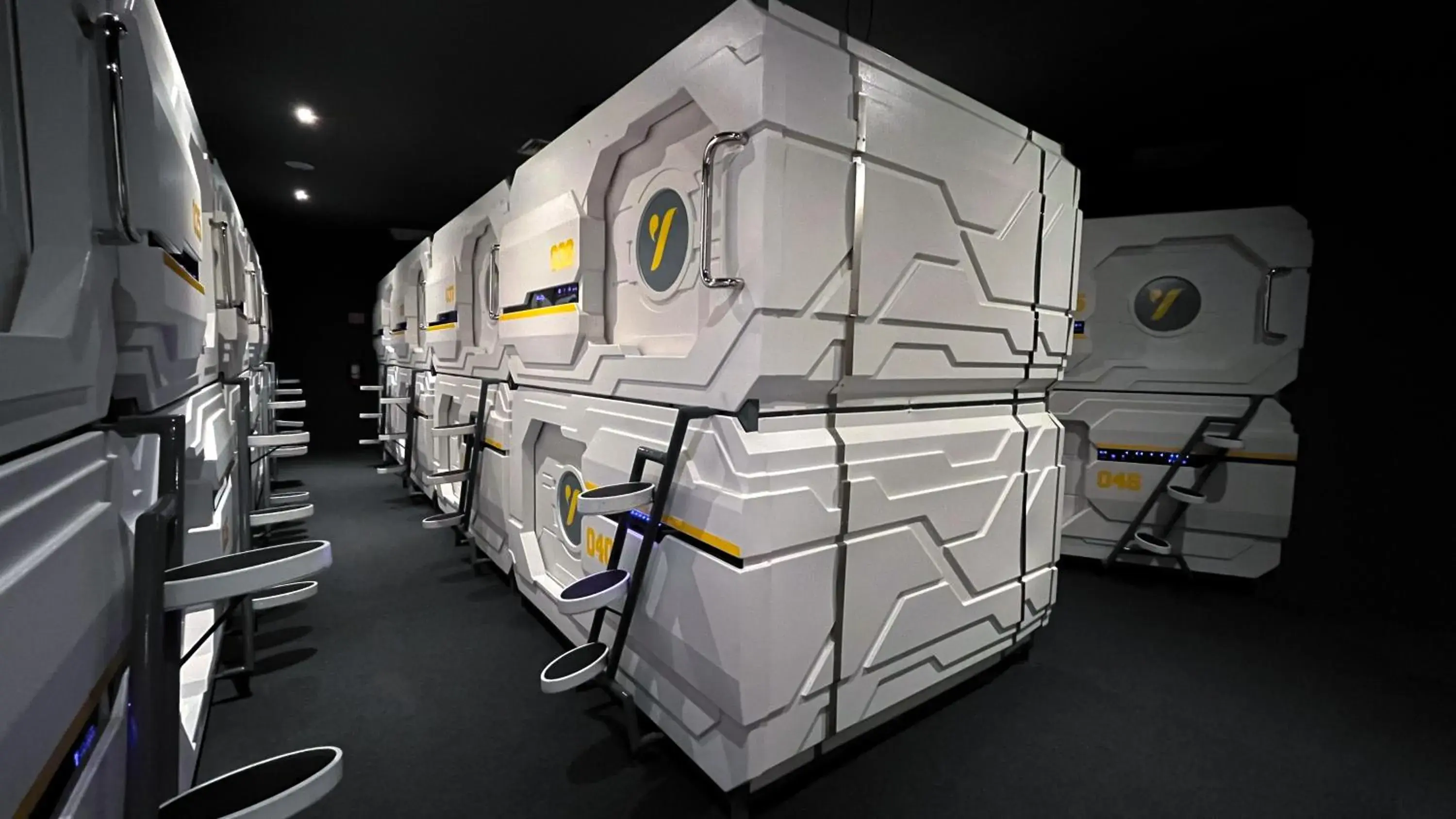 Bedroom in The Yellow Capsule Cancun Close to Airport Bedroom in The Yellow Capsule Cancun Close to Airport
