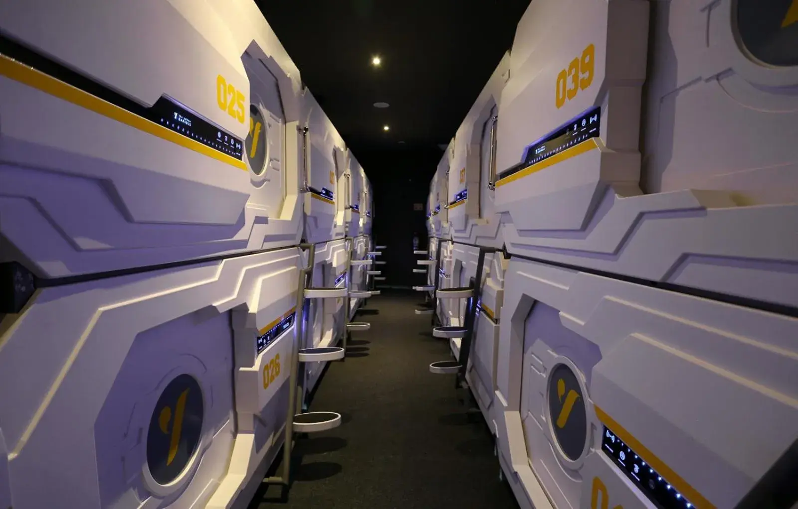 Bedroom in The Yellow Capsule Cancun Close to Airport Bedroom in The Yellow Capsule Cancun Close to Airport
