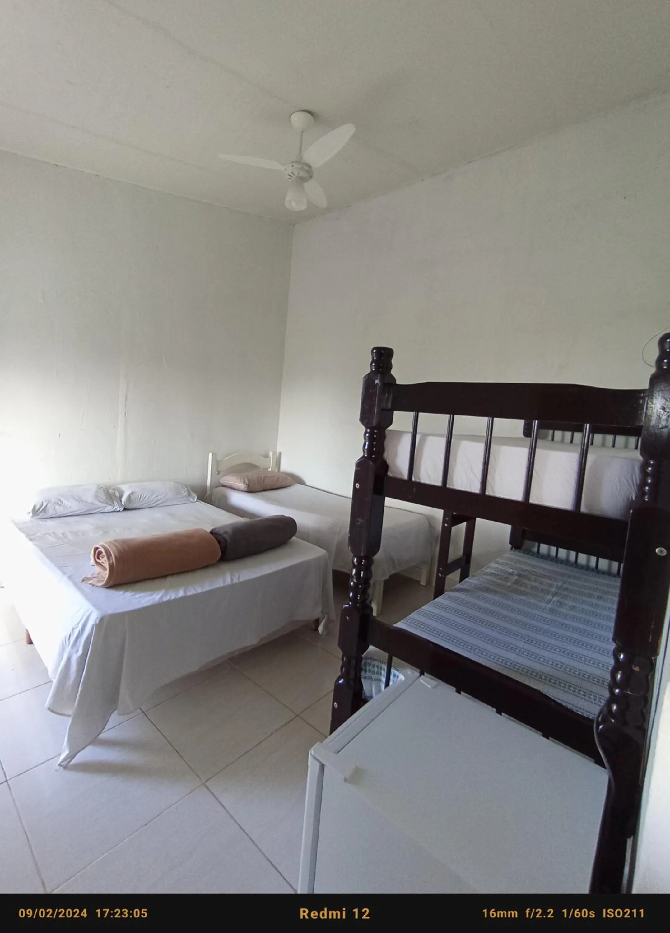 Bed in Pousada flores de ipê